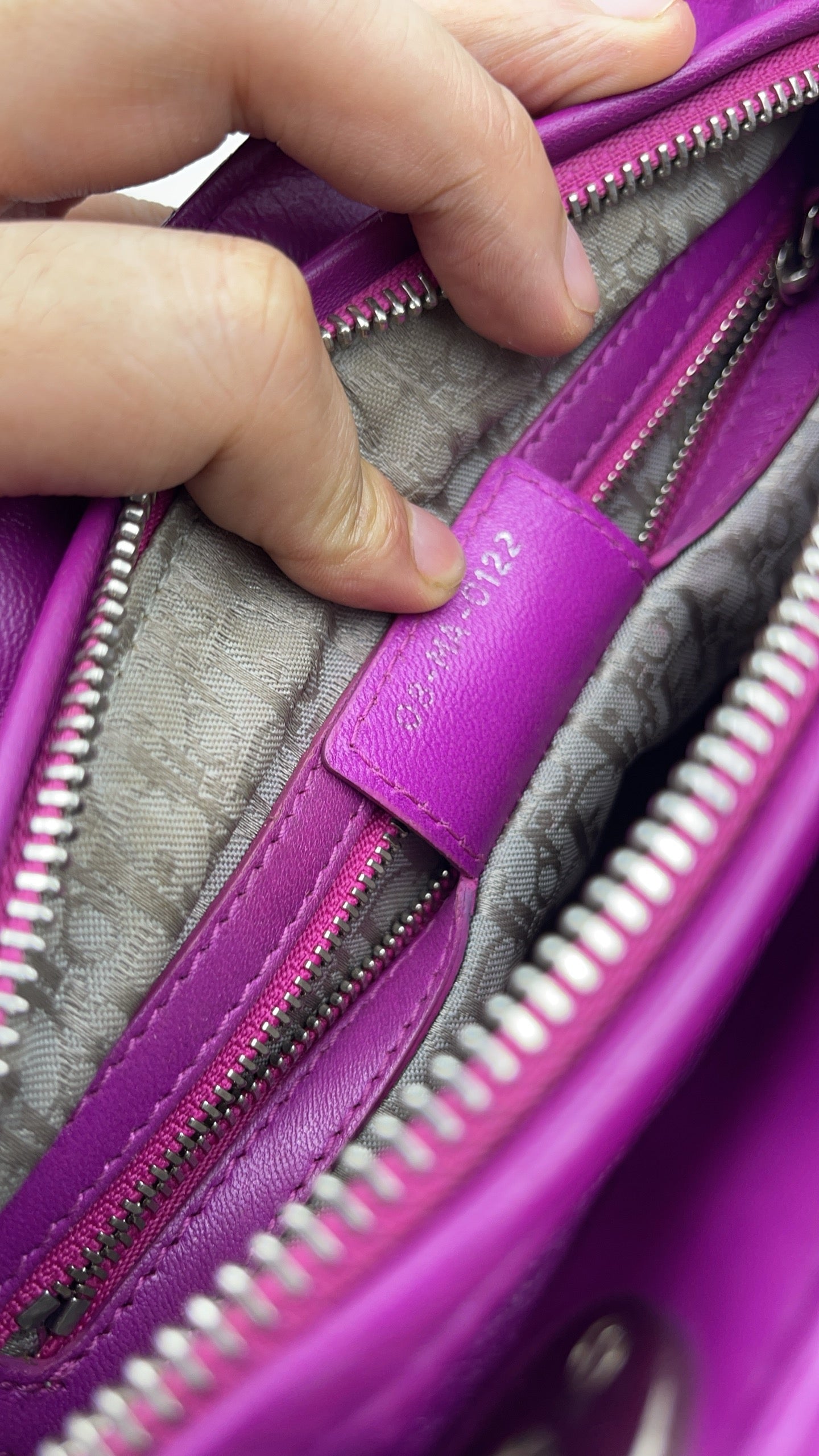 Dior - Lady Dior - Leather - Purple - (medium)