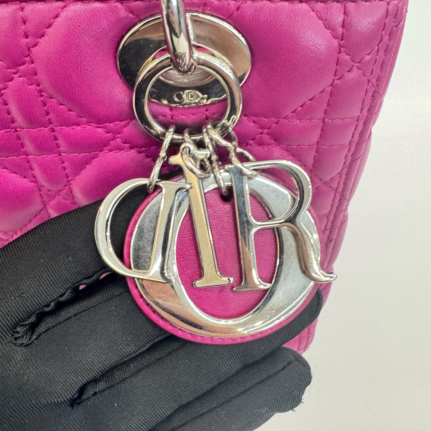 Dior - Lady Dior - Leather - Purple - (medium)