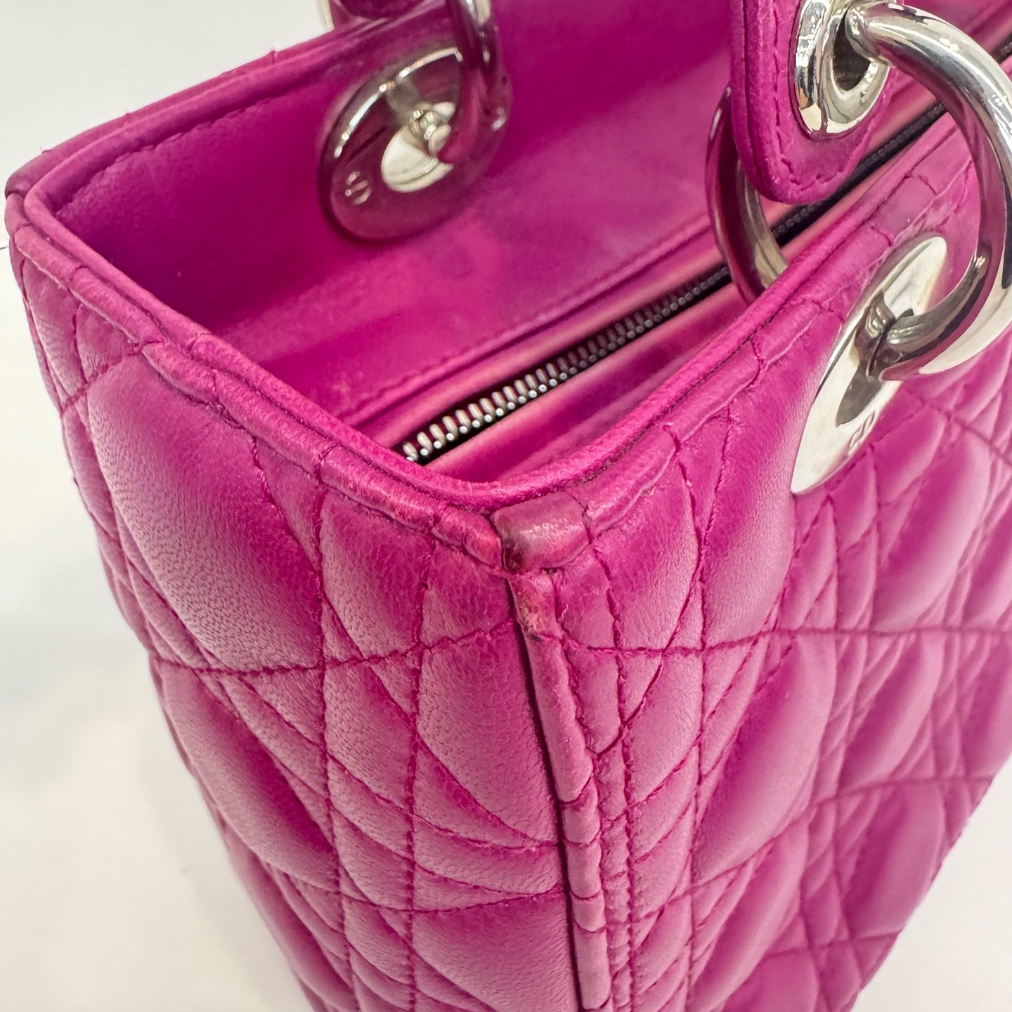Dior - Lady Dior - Leather - Purple - (Medium)