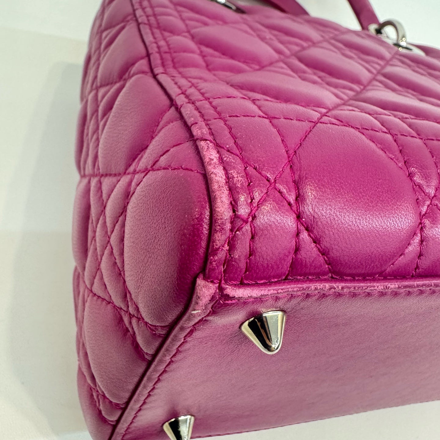Dior - Lady Dior - Leather - Purple - (medium)