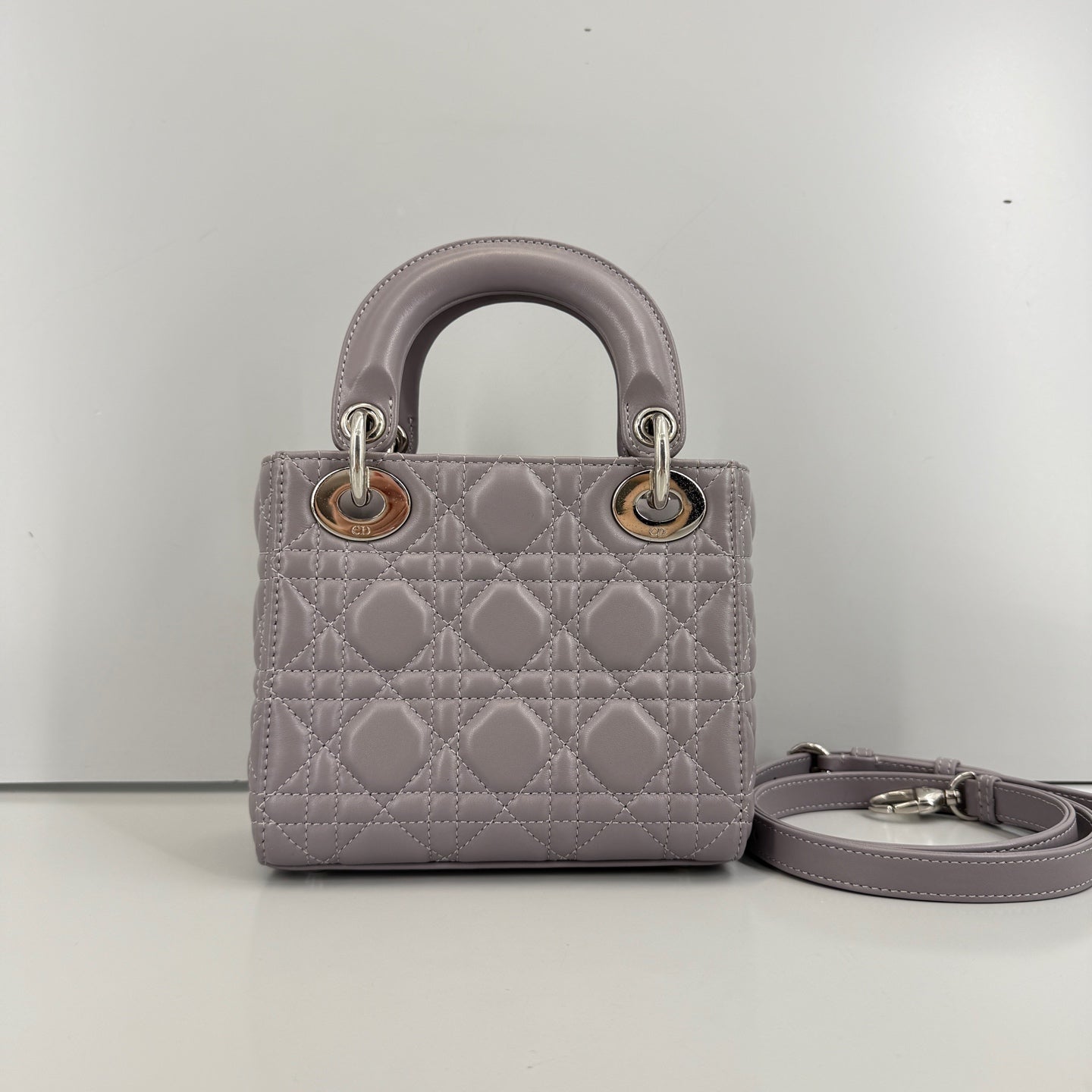 Dior - Lady Dior - Leather - Purple - (mini)