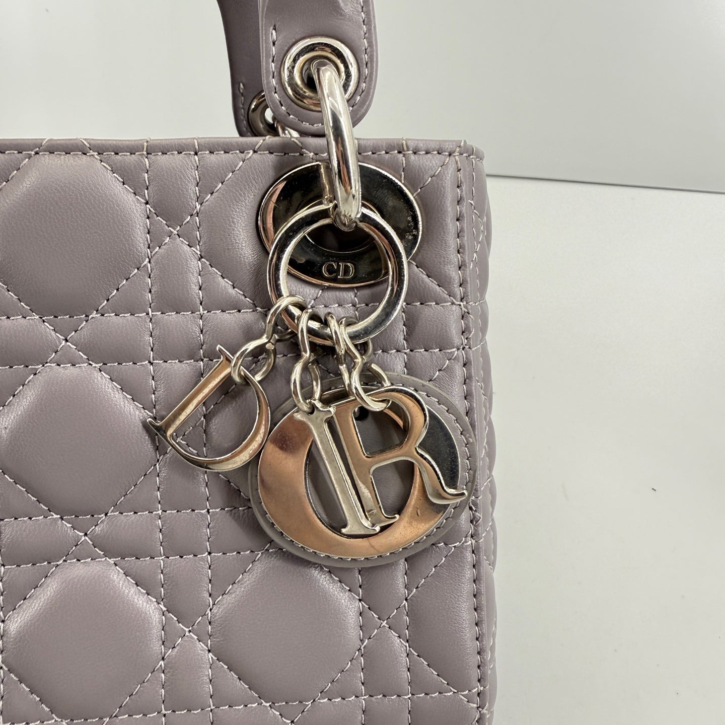 Dior - Lady Dior - Leather - Purple - (mini)