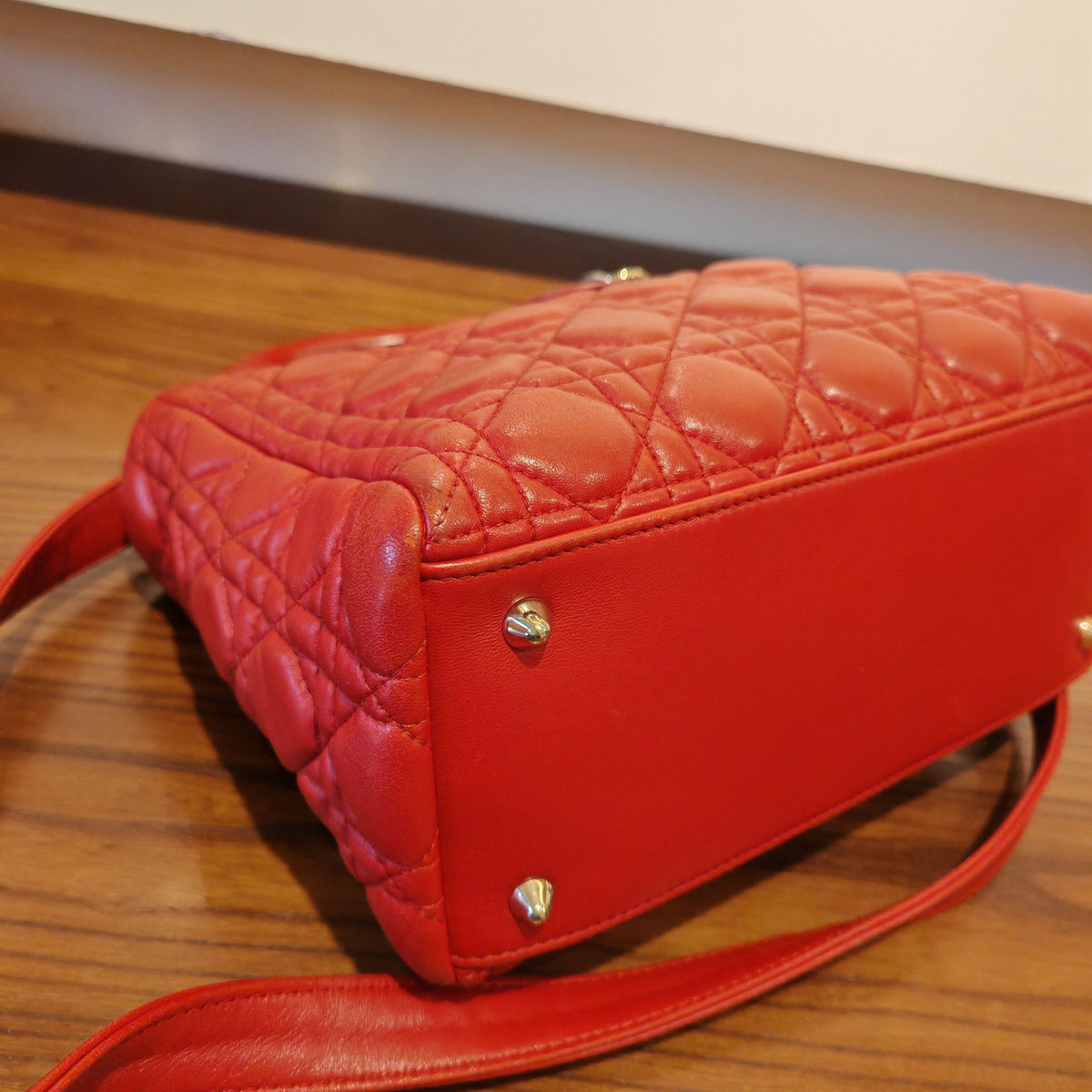 Dior - Lady Dior - Leather - Red