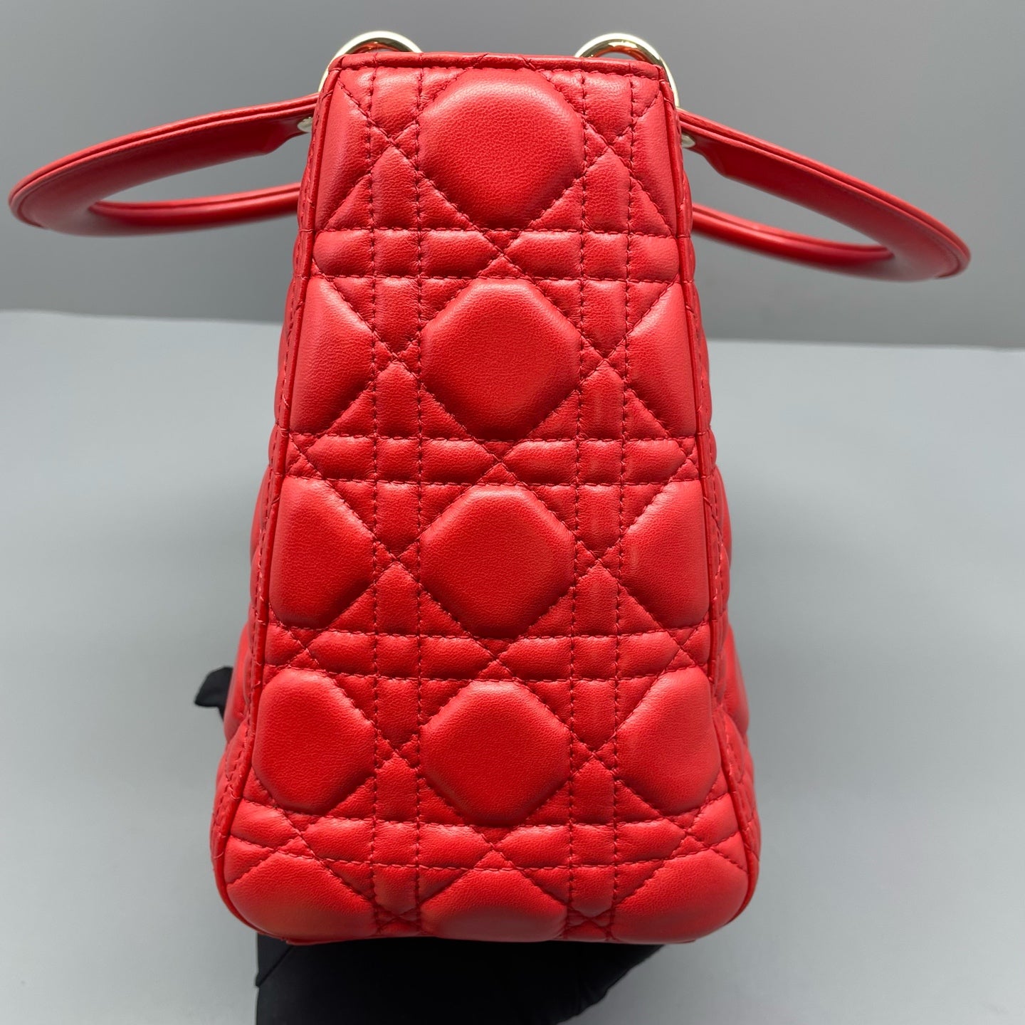 Dior - Lady Dior - Leather - Red - (medium)