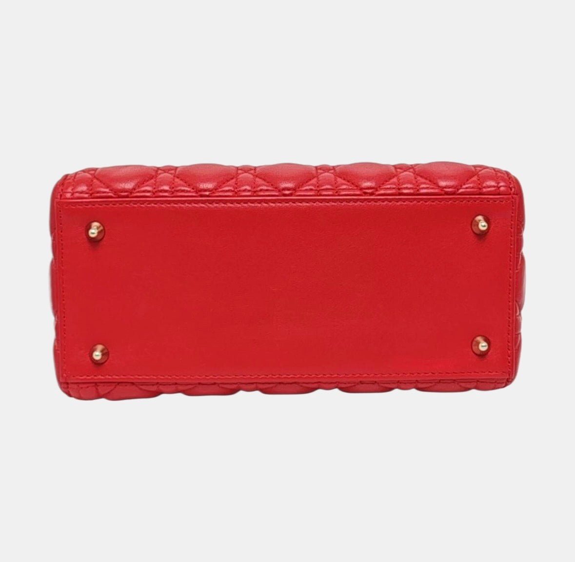 Dior - Lady Dior - Leather - Red - (medium)
