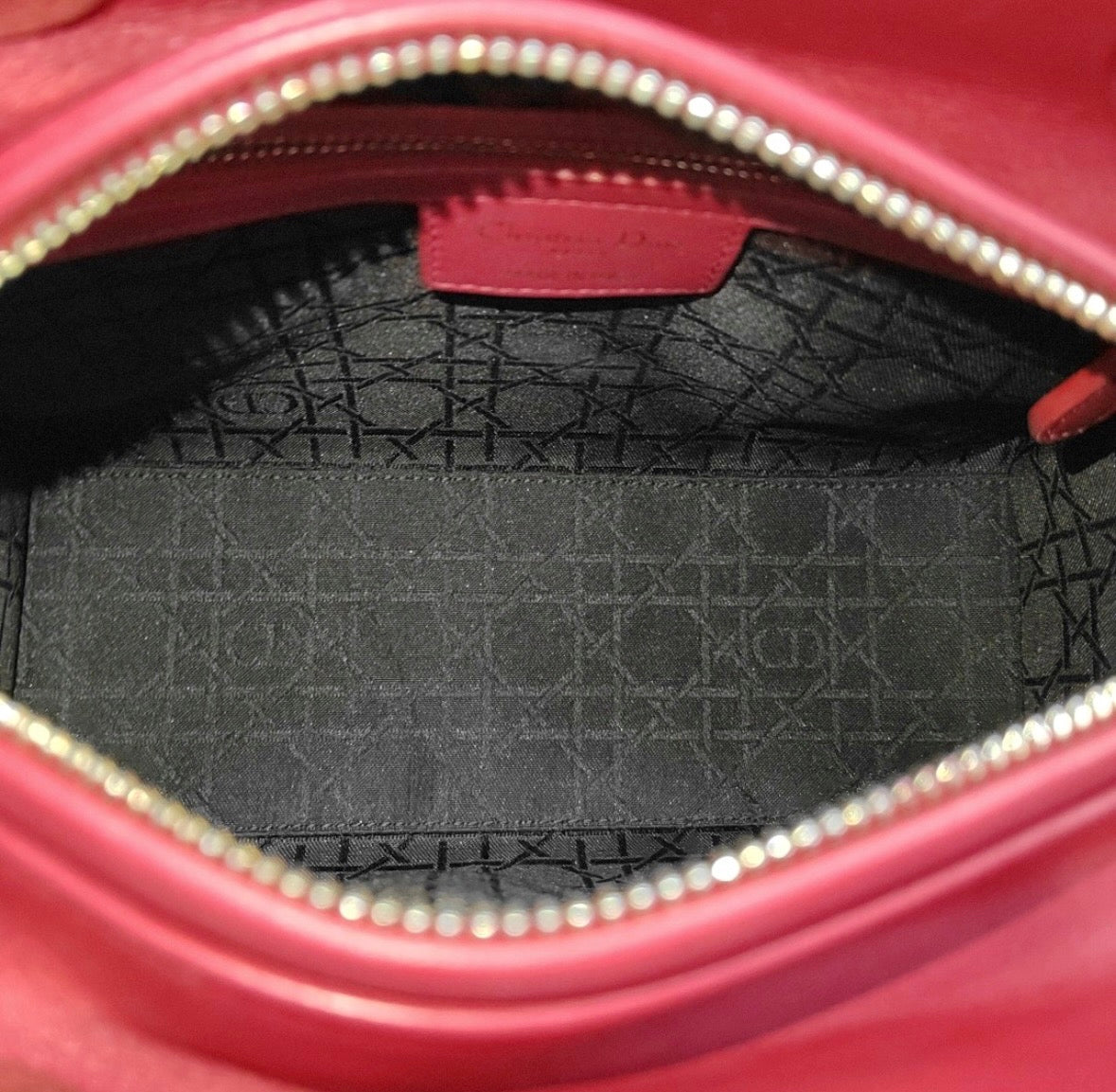 Dior - Lady Dior - Leather - Red - (medium)