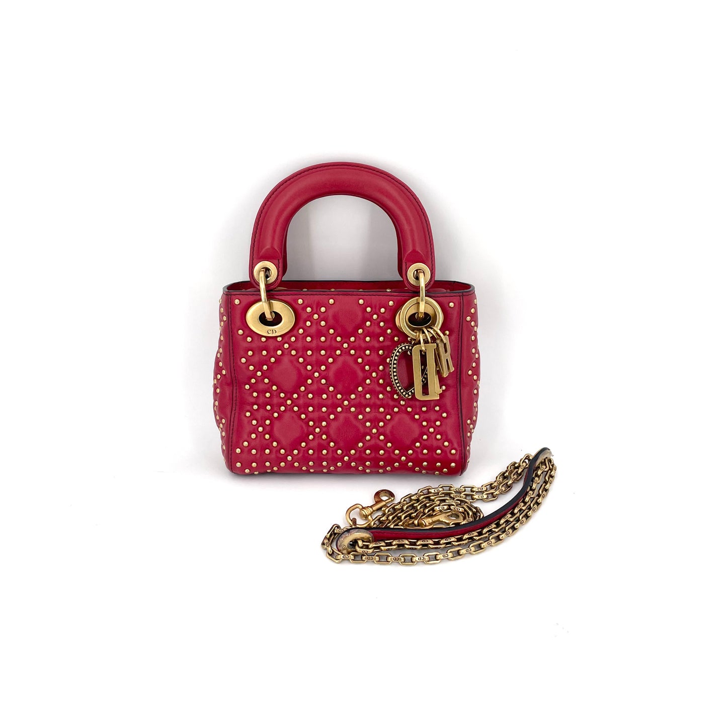 Dior - Lady Dior - Leather - Red - (mini)