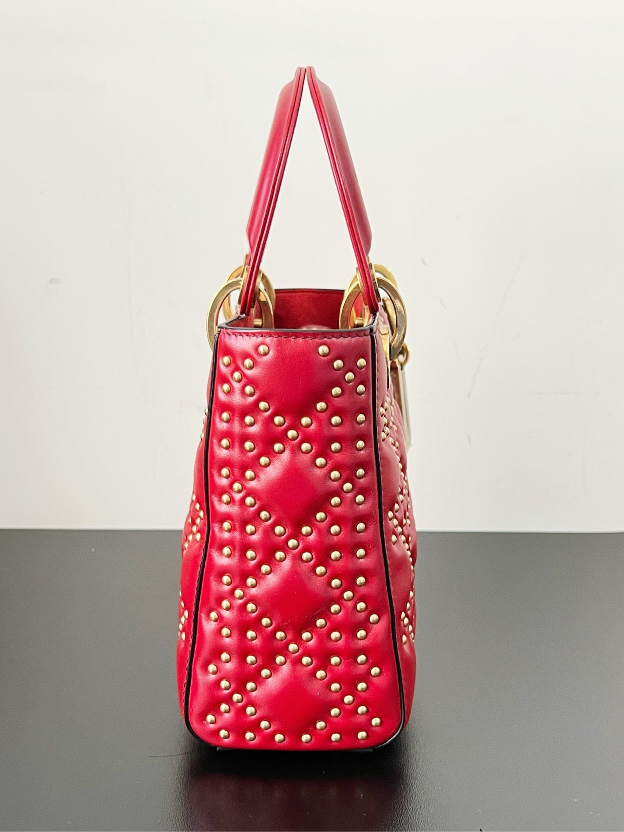 Dior - Lady Dior - Leather - Red - (mini)