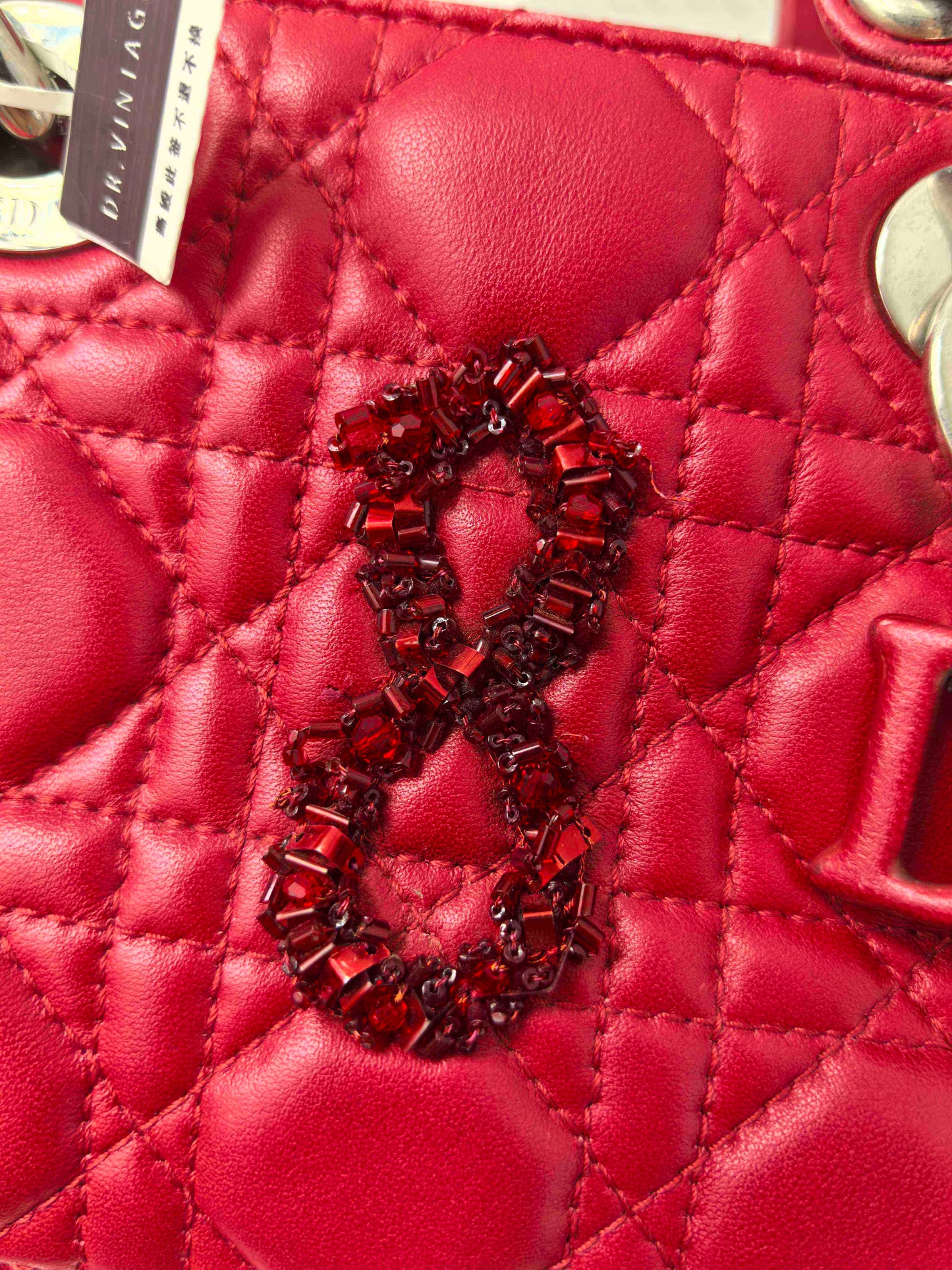 Dior - Lady Dior - Leather - Red - (mini)