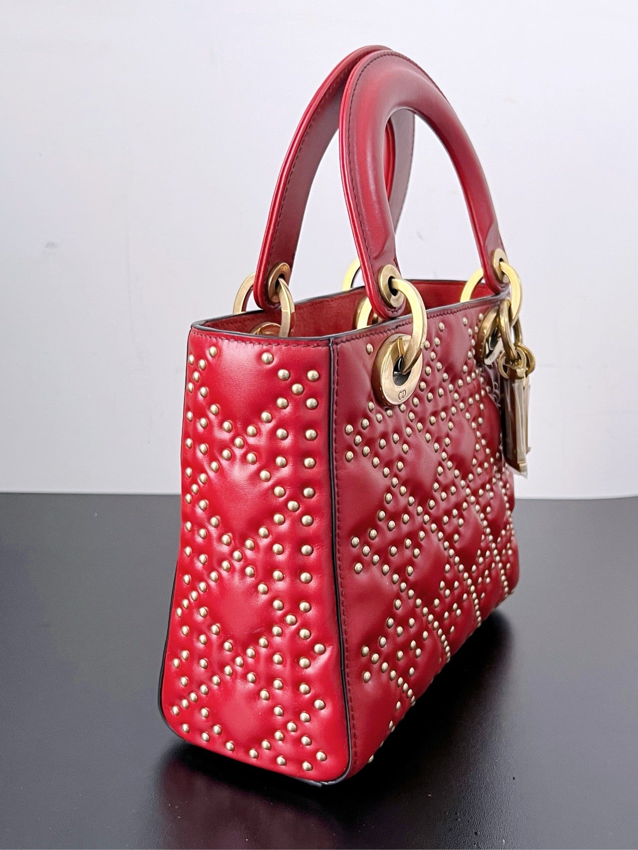 Dior - Lady Dior - Leather - Red - (mini)