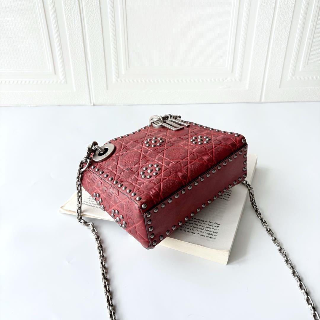 Dior - Lady Dior - Leather - Red - (mini)