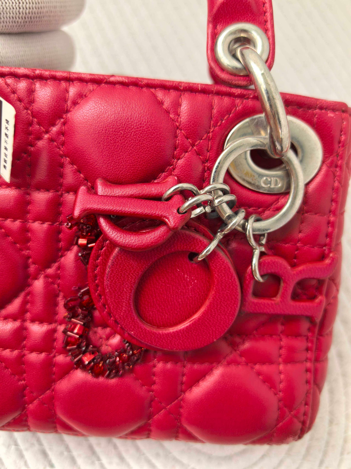 Dior - Lady Dior - Leather - Red - (mini)