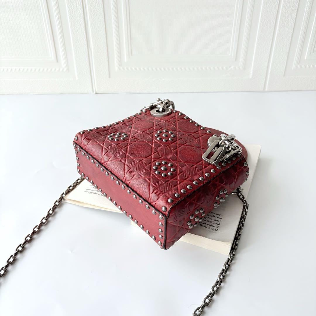 Dior - Lady Dior - Leather - Red - (mini)