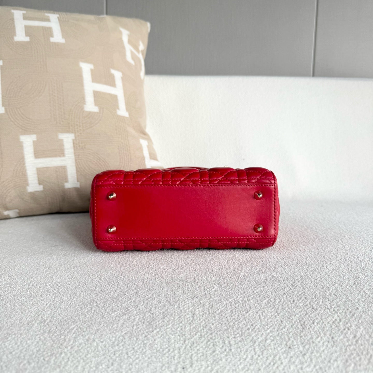 Dior - Lady Dior - Leather - Red - (mini)