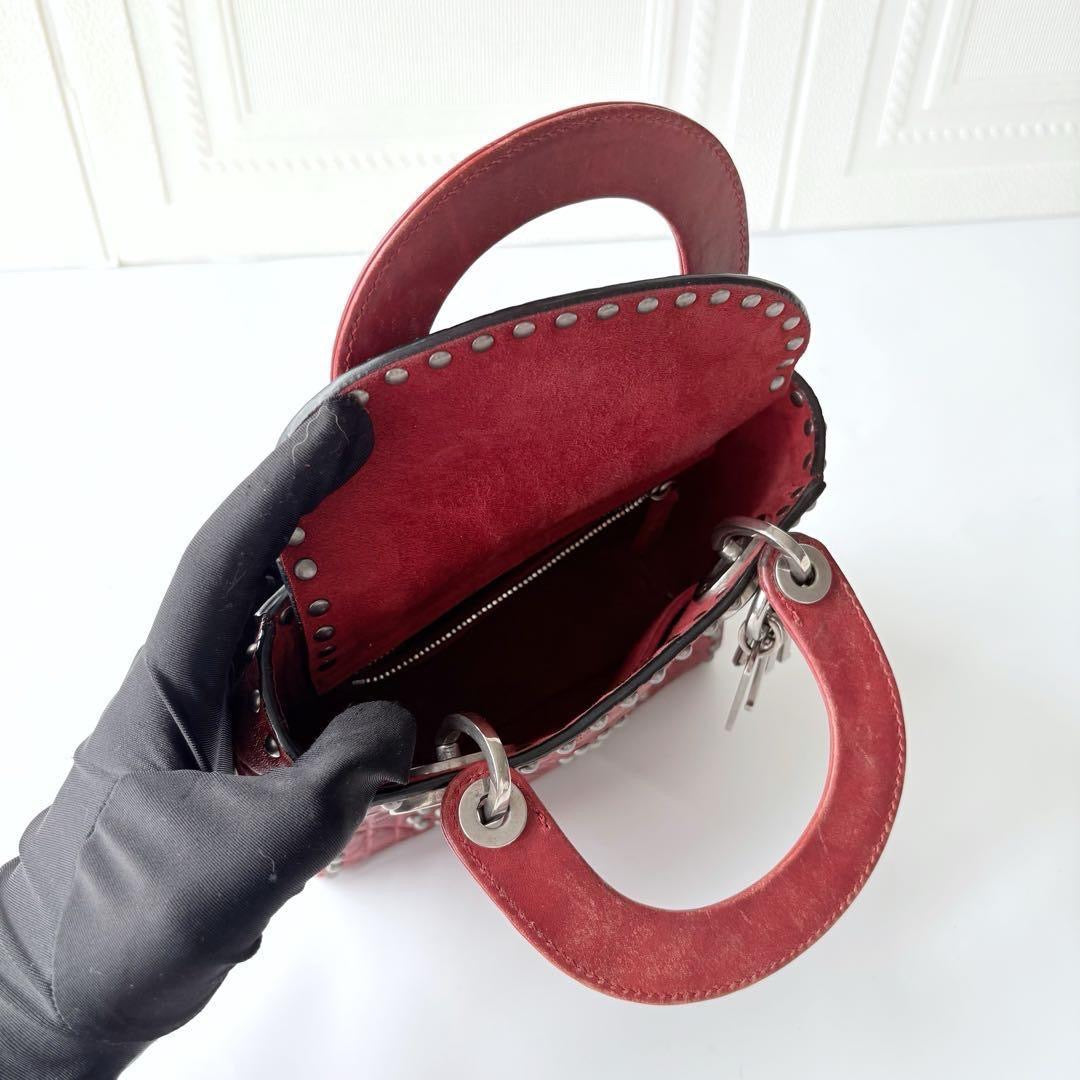 Dior - Lady Dior - Leather - Red - (mini)