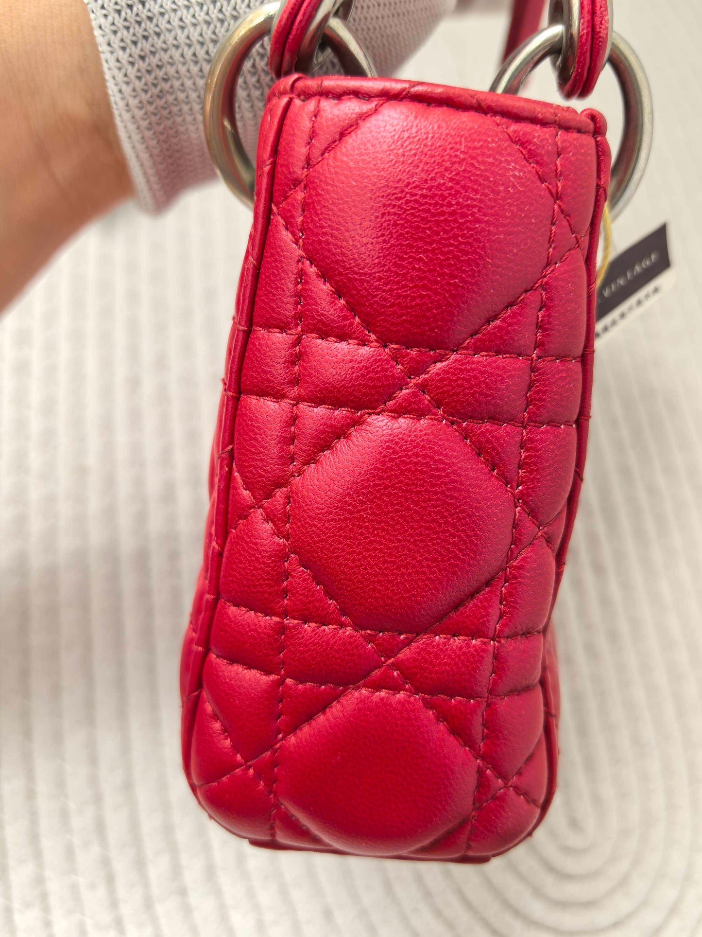Dior - Lady Dior - Leather - Red - (mini)