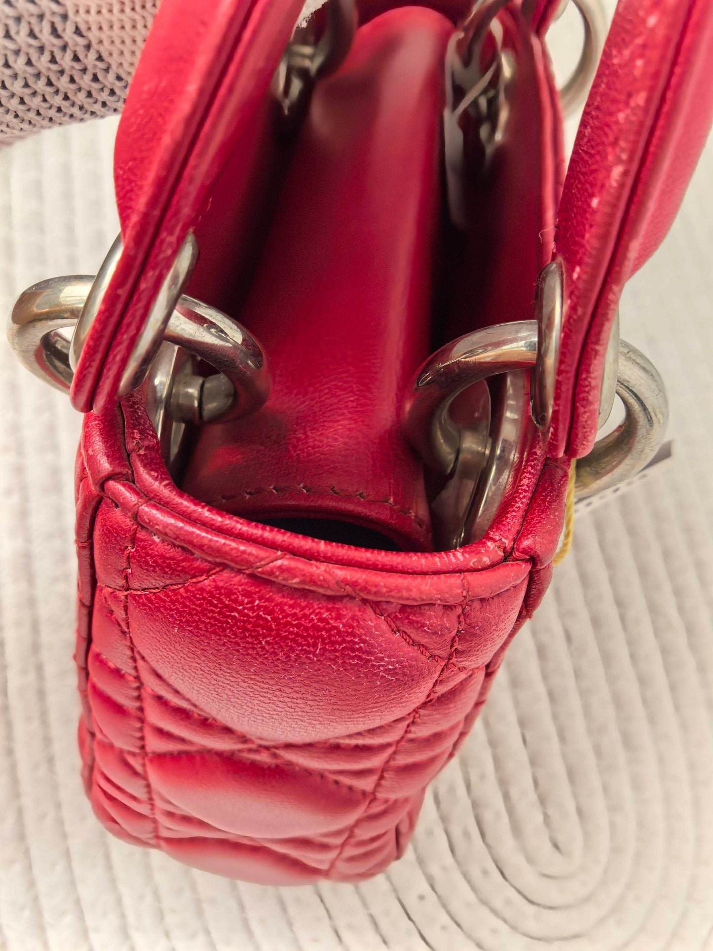 Dior - Lady Dior - Leather - Red - (mini)