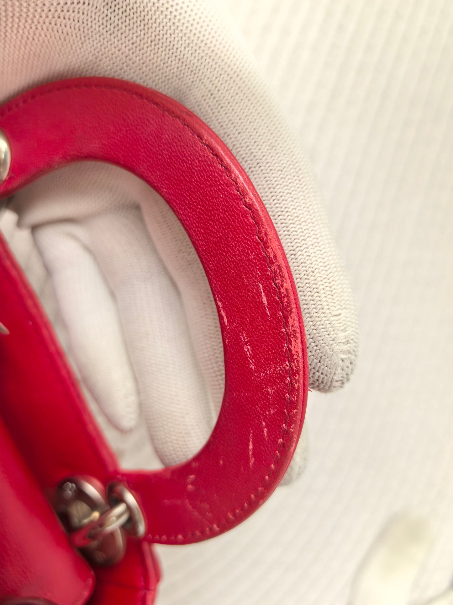 Dior - Lady Dior - Leather - Red - (mini)