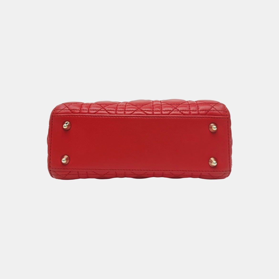 Dior - Lady Dior - Leather - Red - (small)