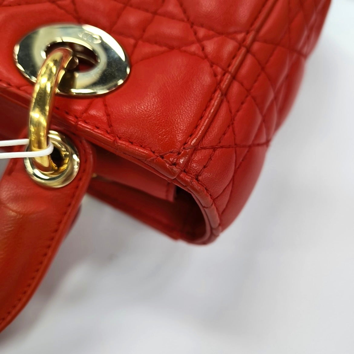 Dior - Lady Dior - Leather - Red - (small)