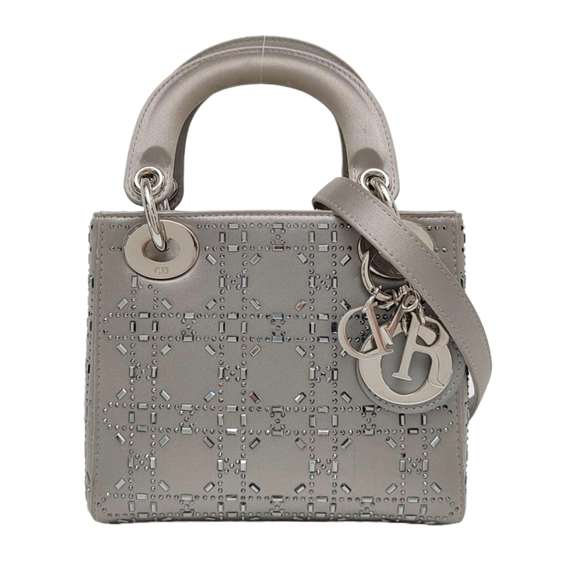 Dior - Lady Dior - Leather - Silver - (mini)