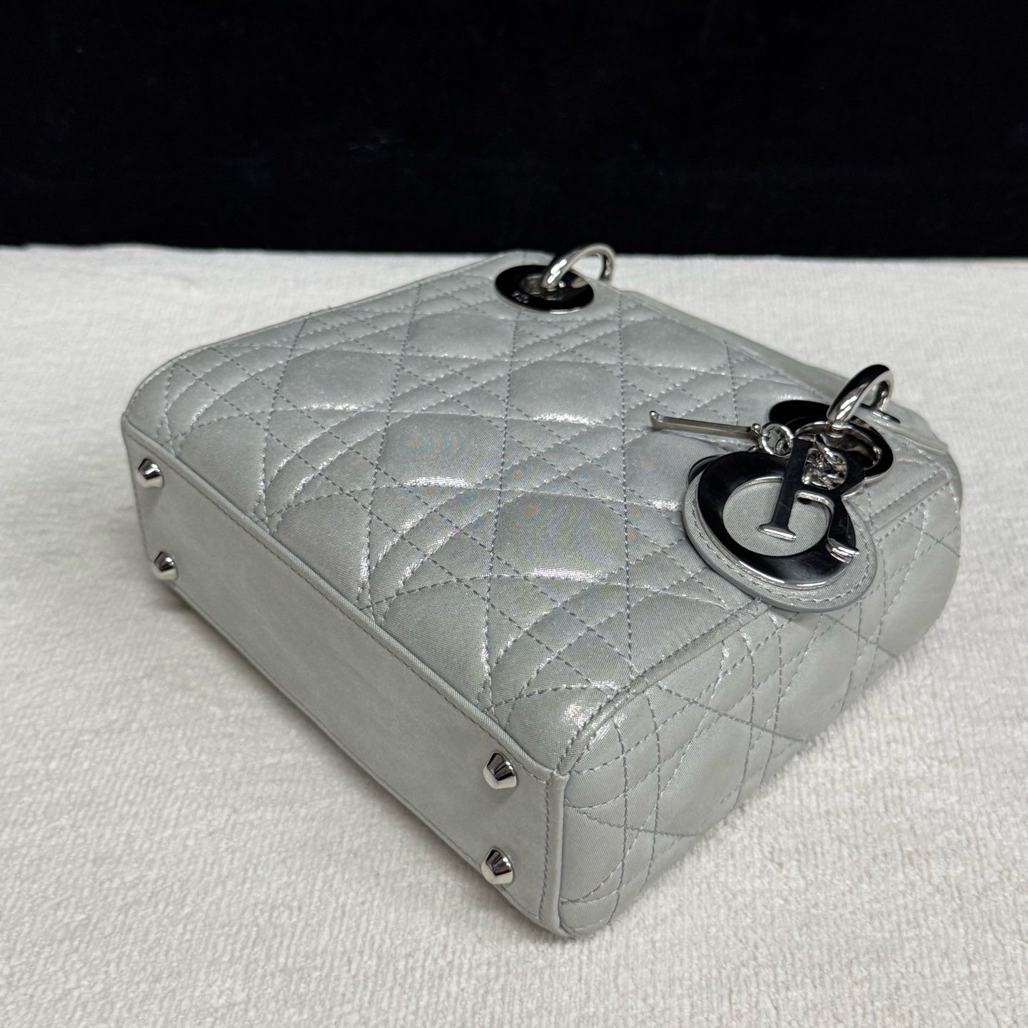 Dior - Lady Dior - Leather - Silver - (mini)