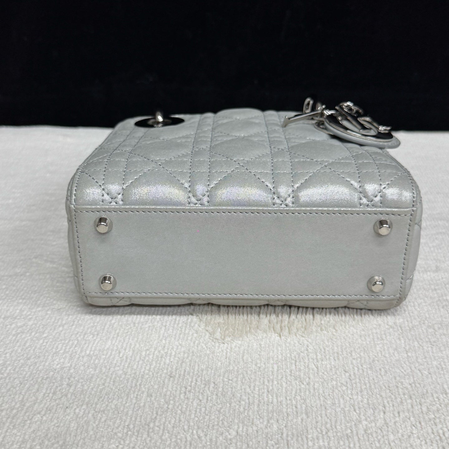 Dior - Lady Dior - Leather - Silver - (mini)