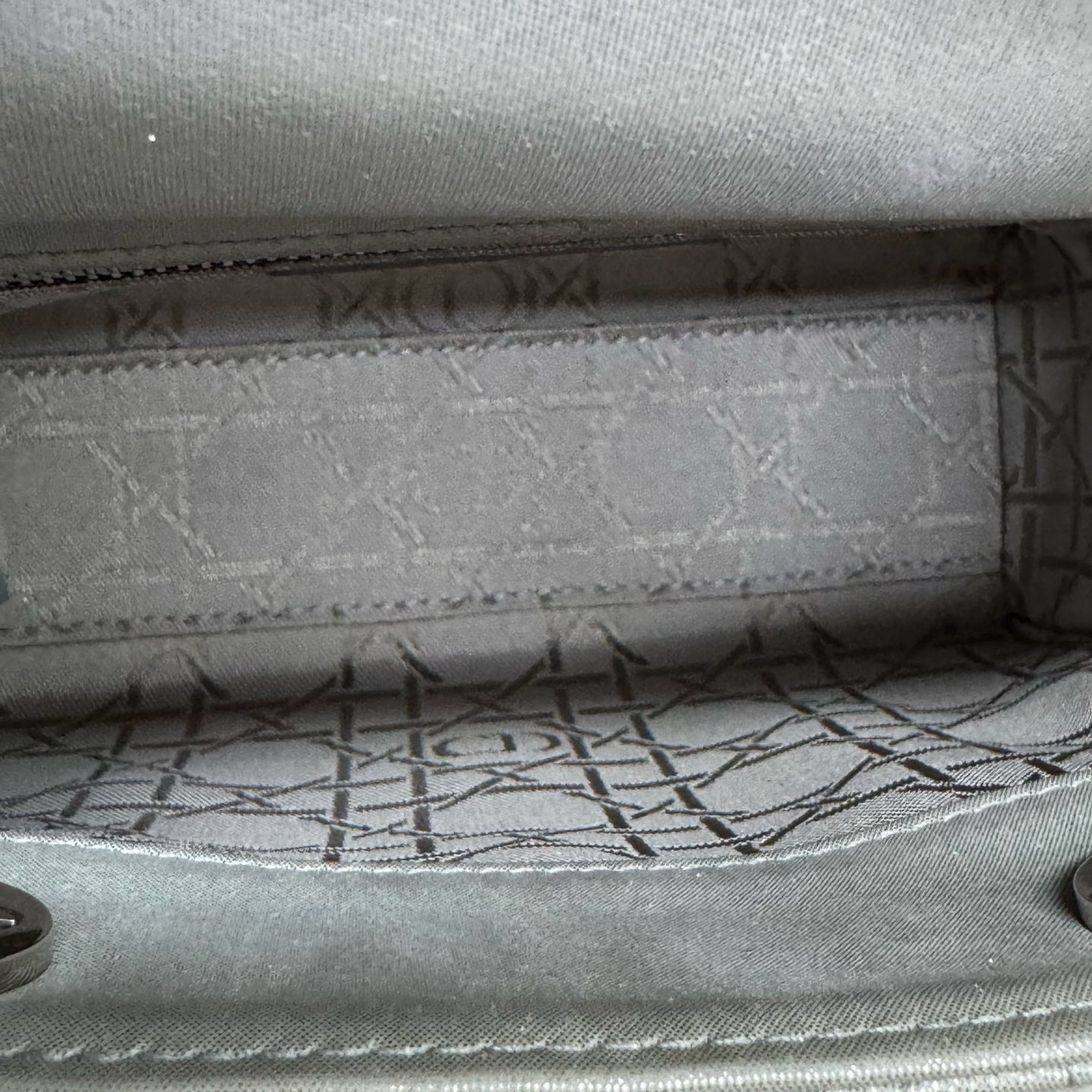 Dior - Lady Dior - Leather - Silver - (mini)