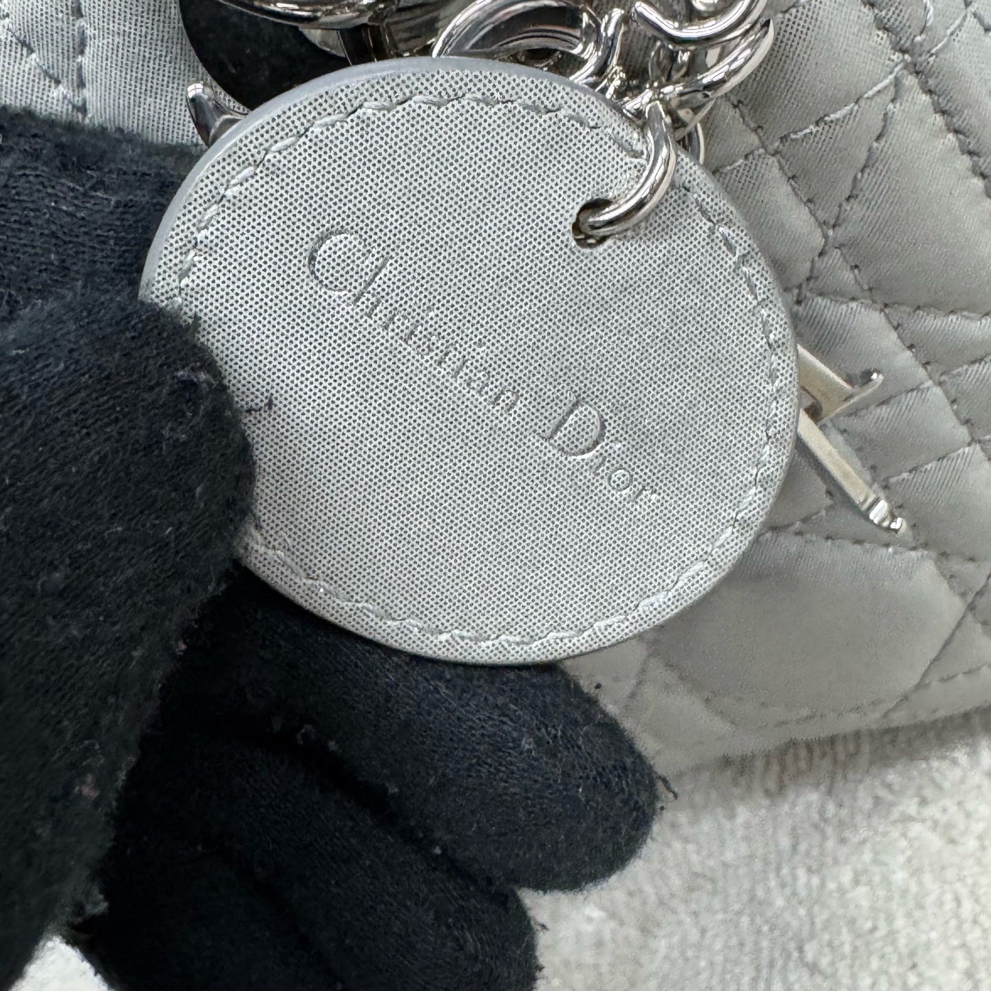 Dior - Lady Dior - Leather - Silver - (mini)