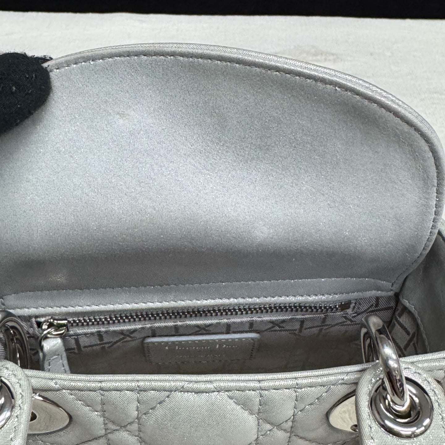 Dior - Lady Dior - Leather - Silver - (mini)