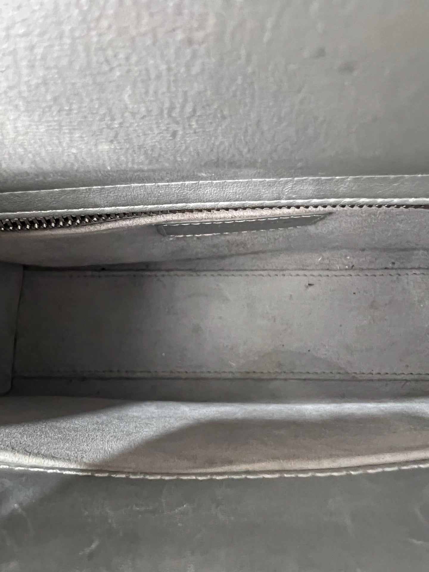 Dior - Lady Dior - Leather - Silver - (small)
