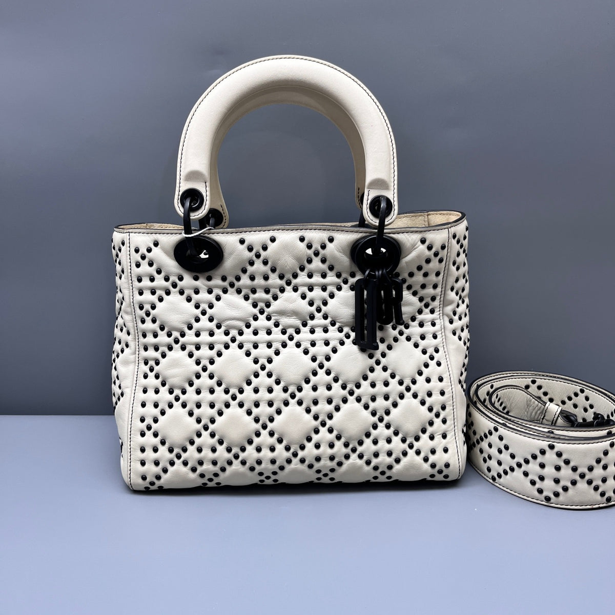 Dior - Lady Dior - Leather - White - (medium)