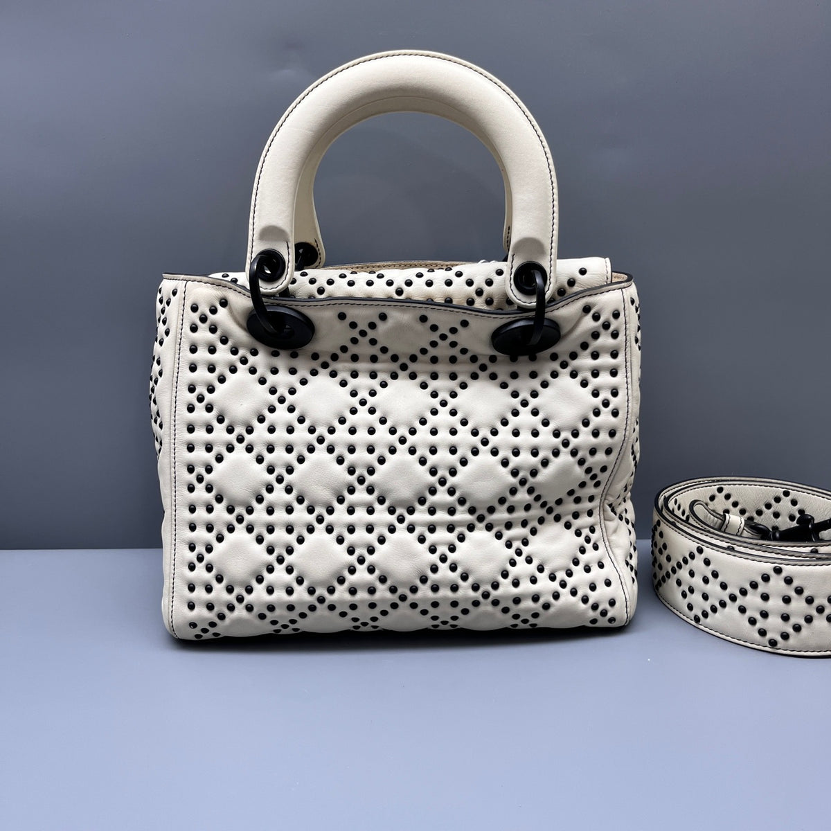 Dior - Lady Dior - Leather - White - (medium)
