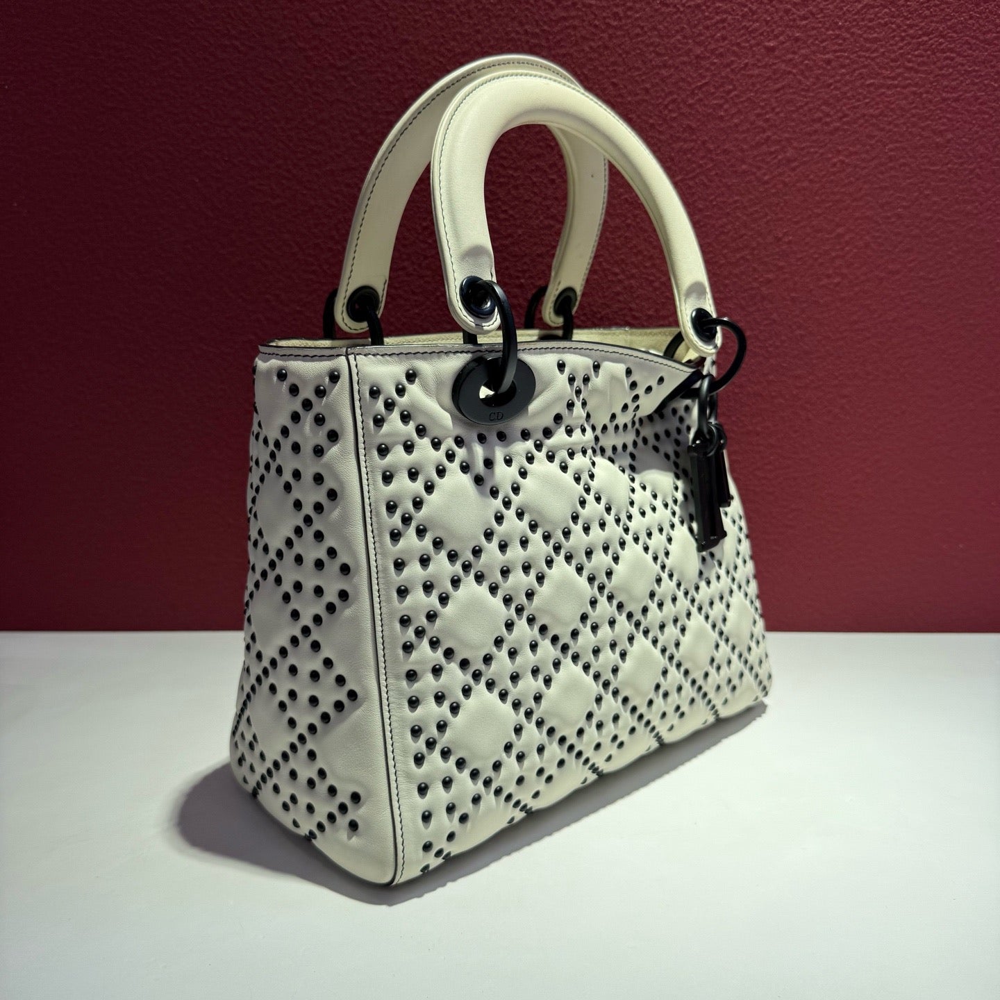 Dior - Lady Dior - Leather - White - (medium)
