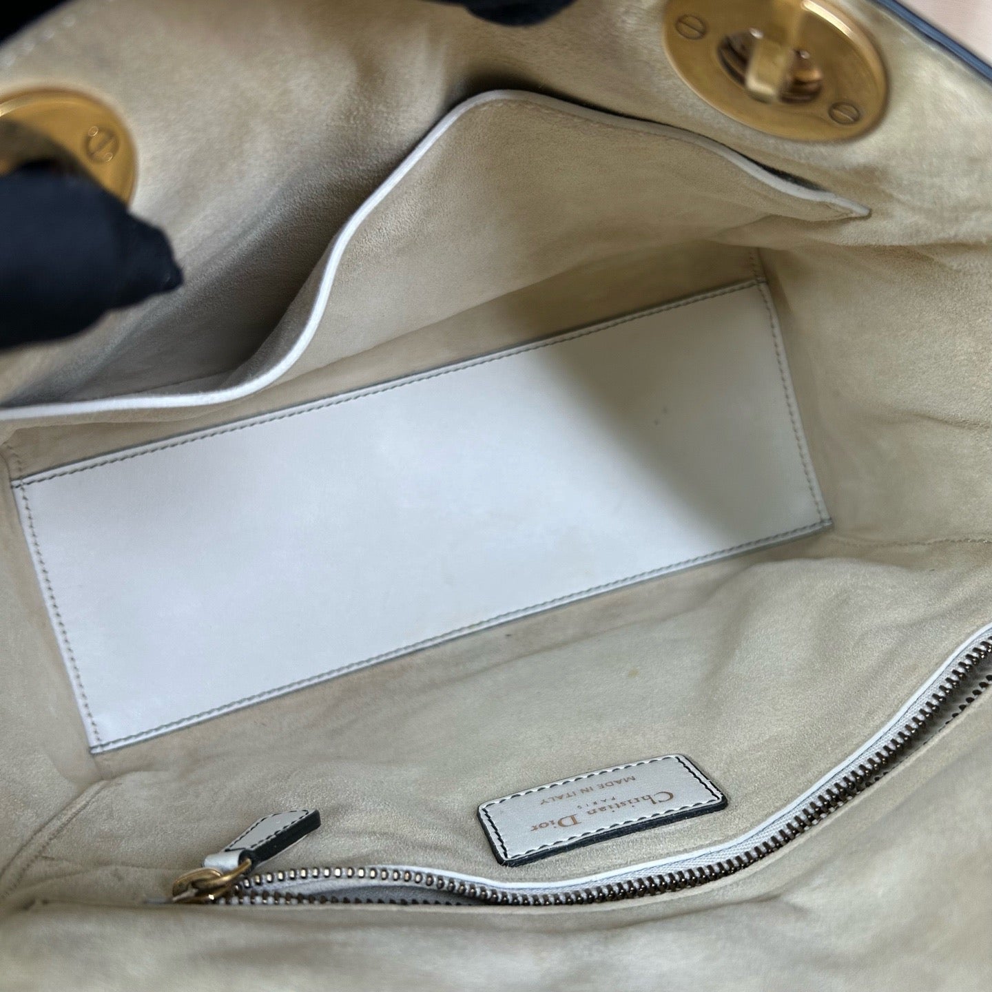Dior - Lady Dior - Leather - White - (medium)
