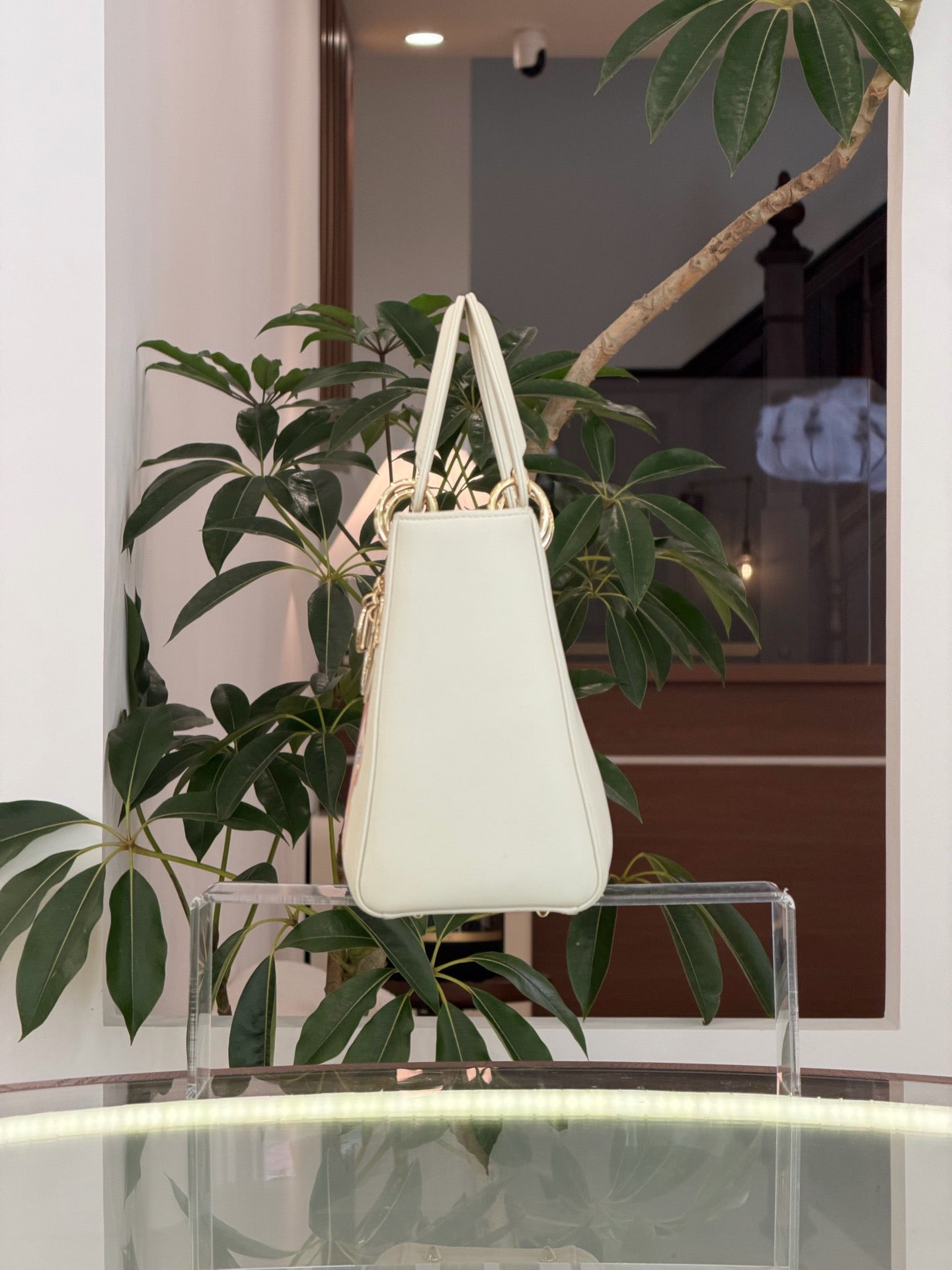 Dior - Lady Dior - Leather - White - (medium)