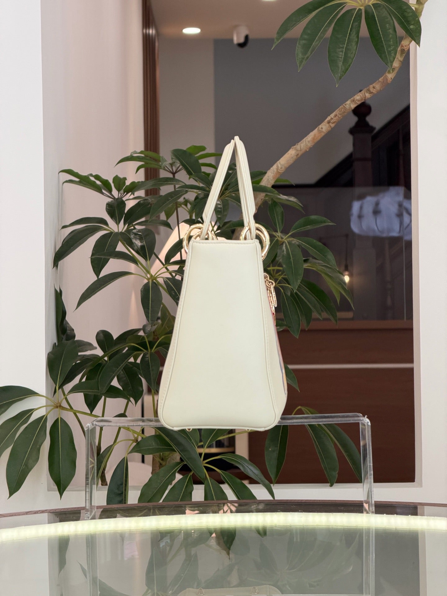 Dior - Lady Dior - Leather - White - (medium)