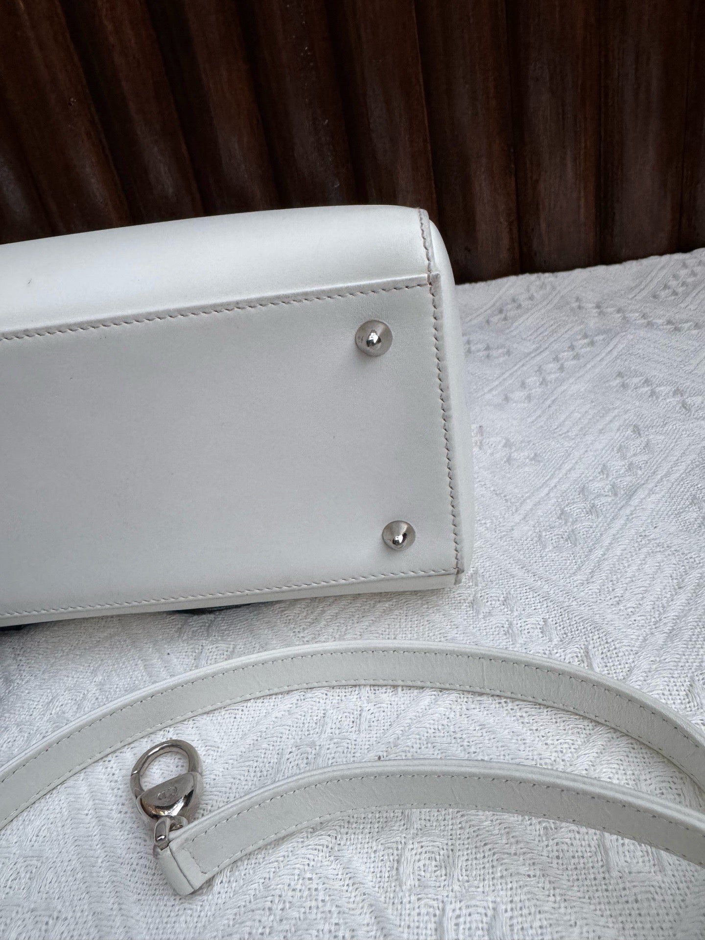 Dior - Lady Dior - Leather - White - (medium)