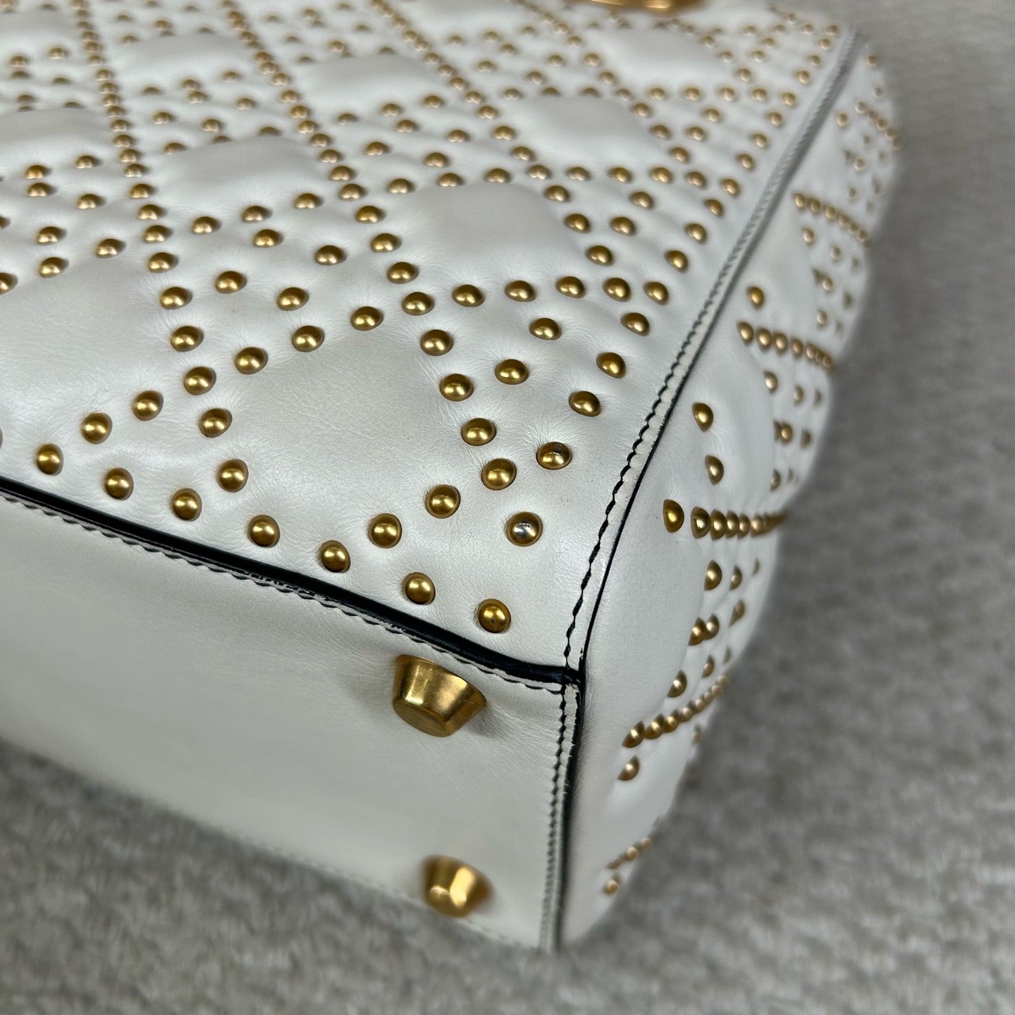 Dior - Lady Dior - Leather - White - (medium)