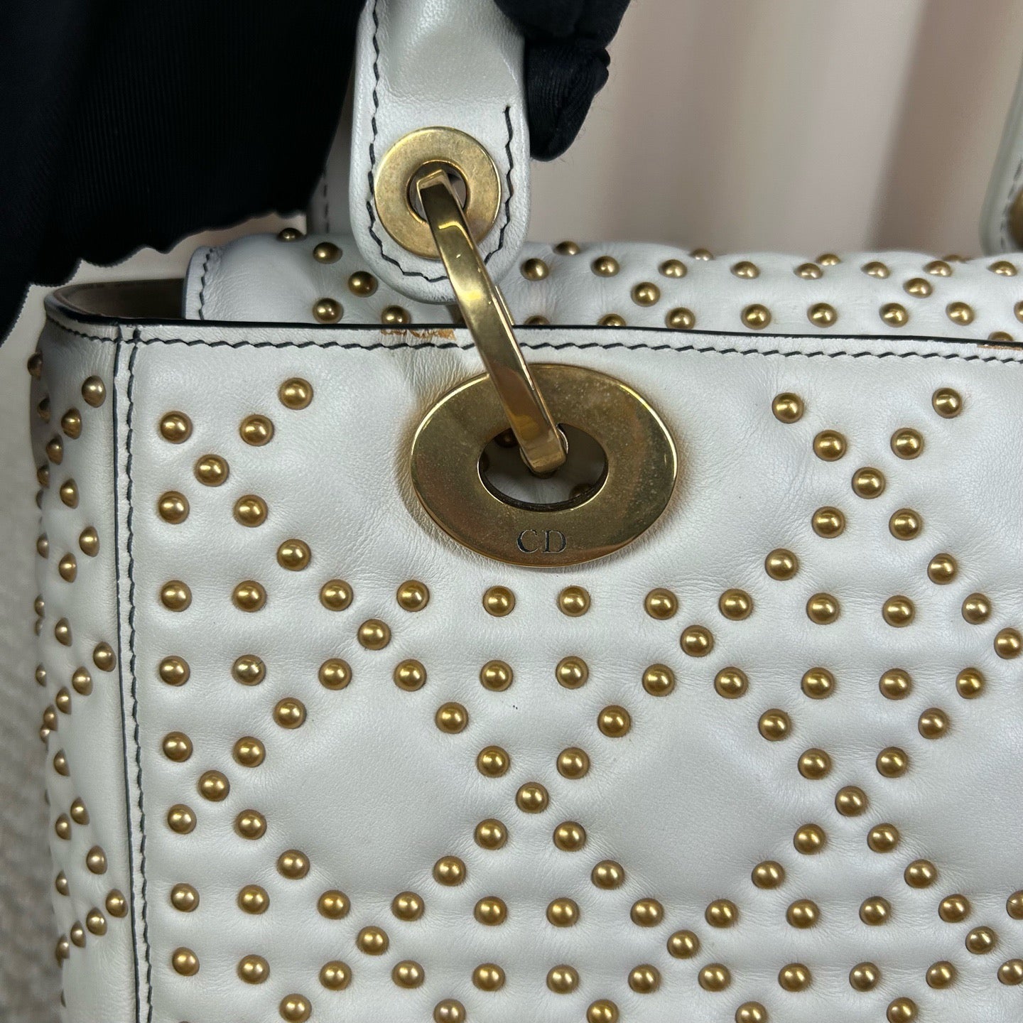 Dior - Lady Dior - Leather - White - (medium)