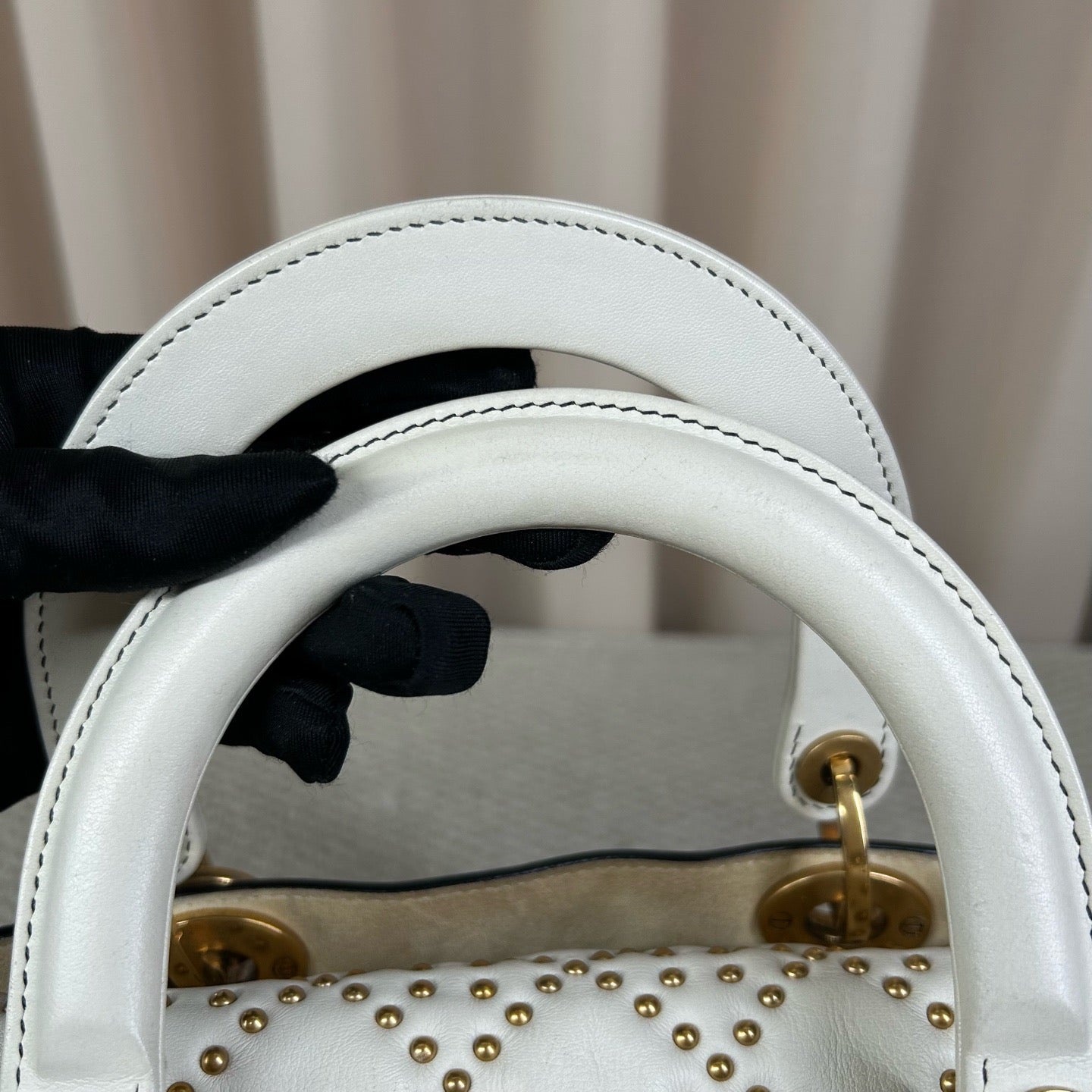 Dior - Lady Dior - Leather - White - (medium)