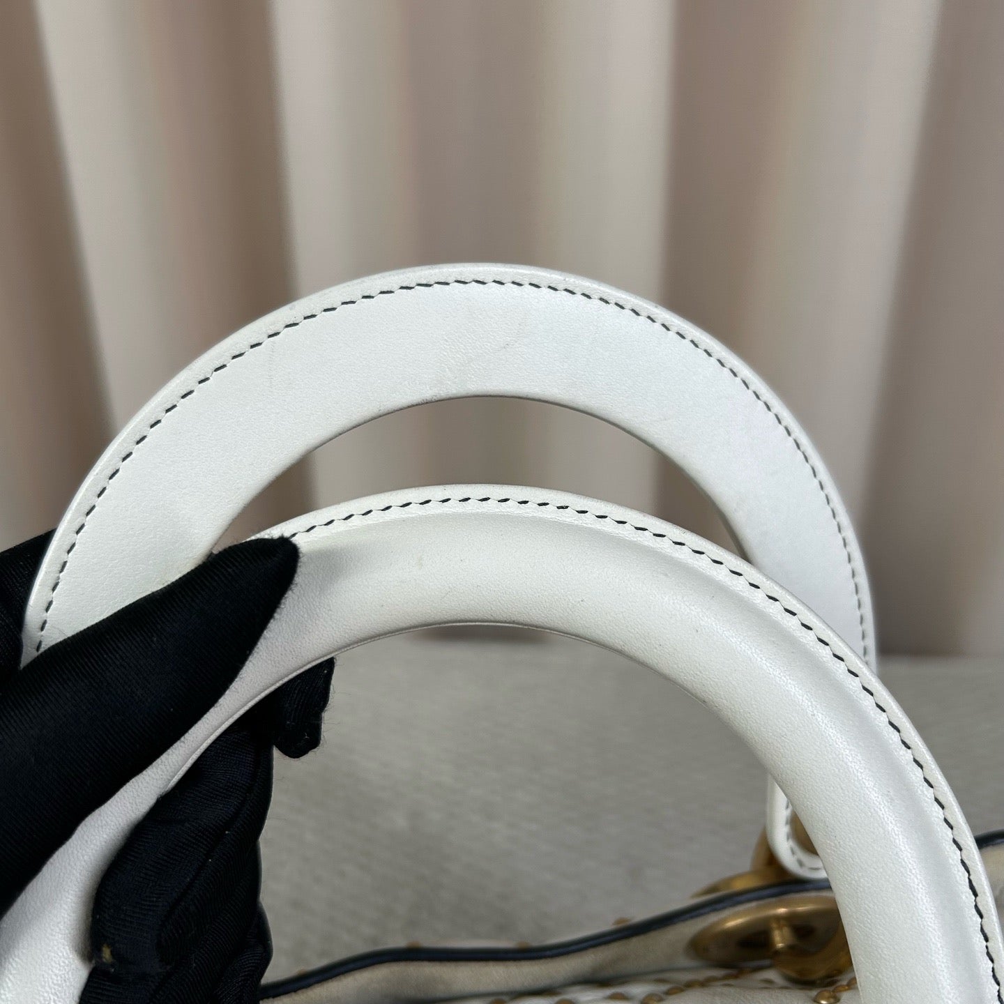 Dior - Lady Dior - Leather - White - (medium)