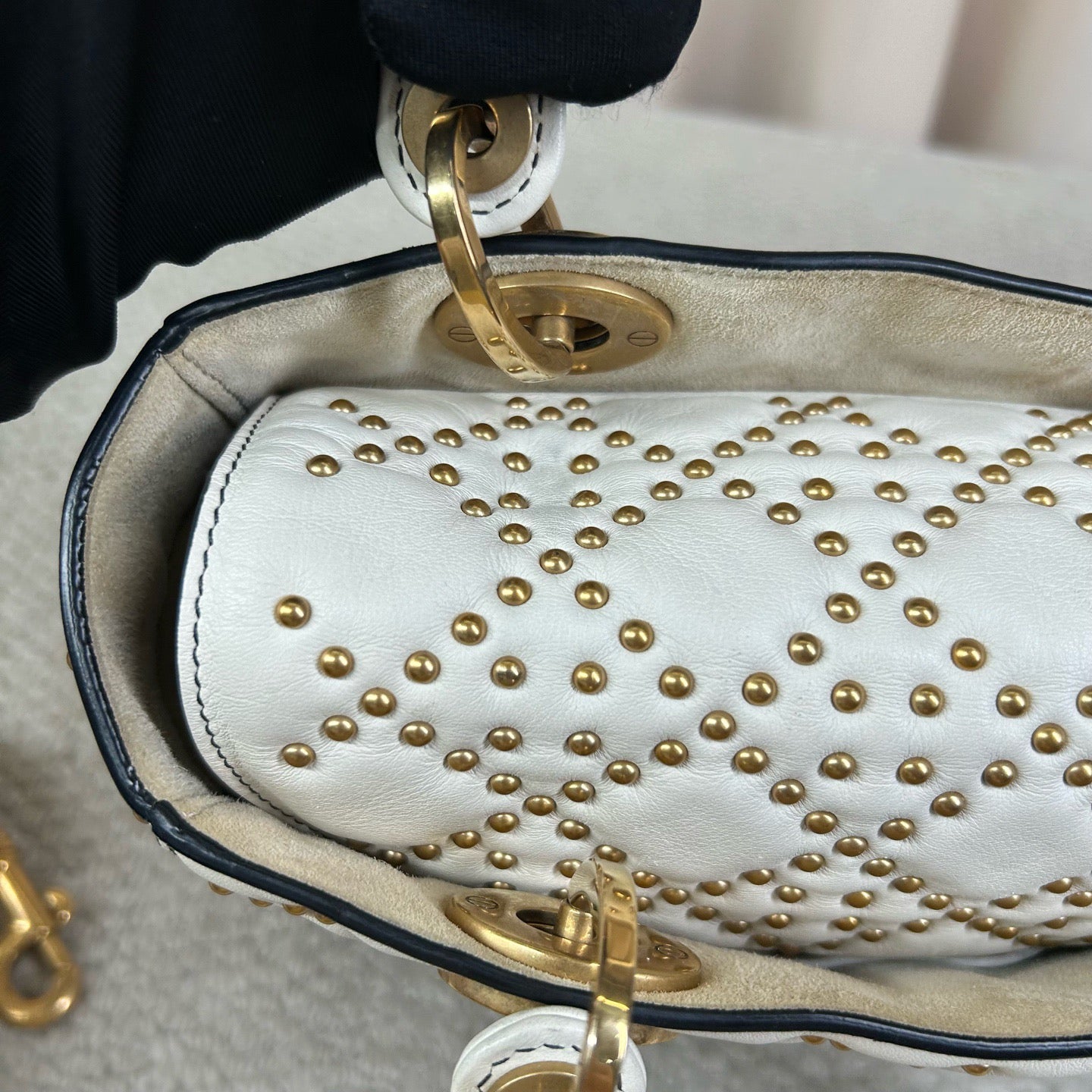 Dior - Lady Dior - Leather - White - (medium)