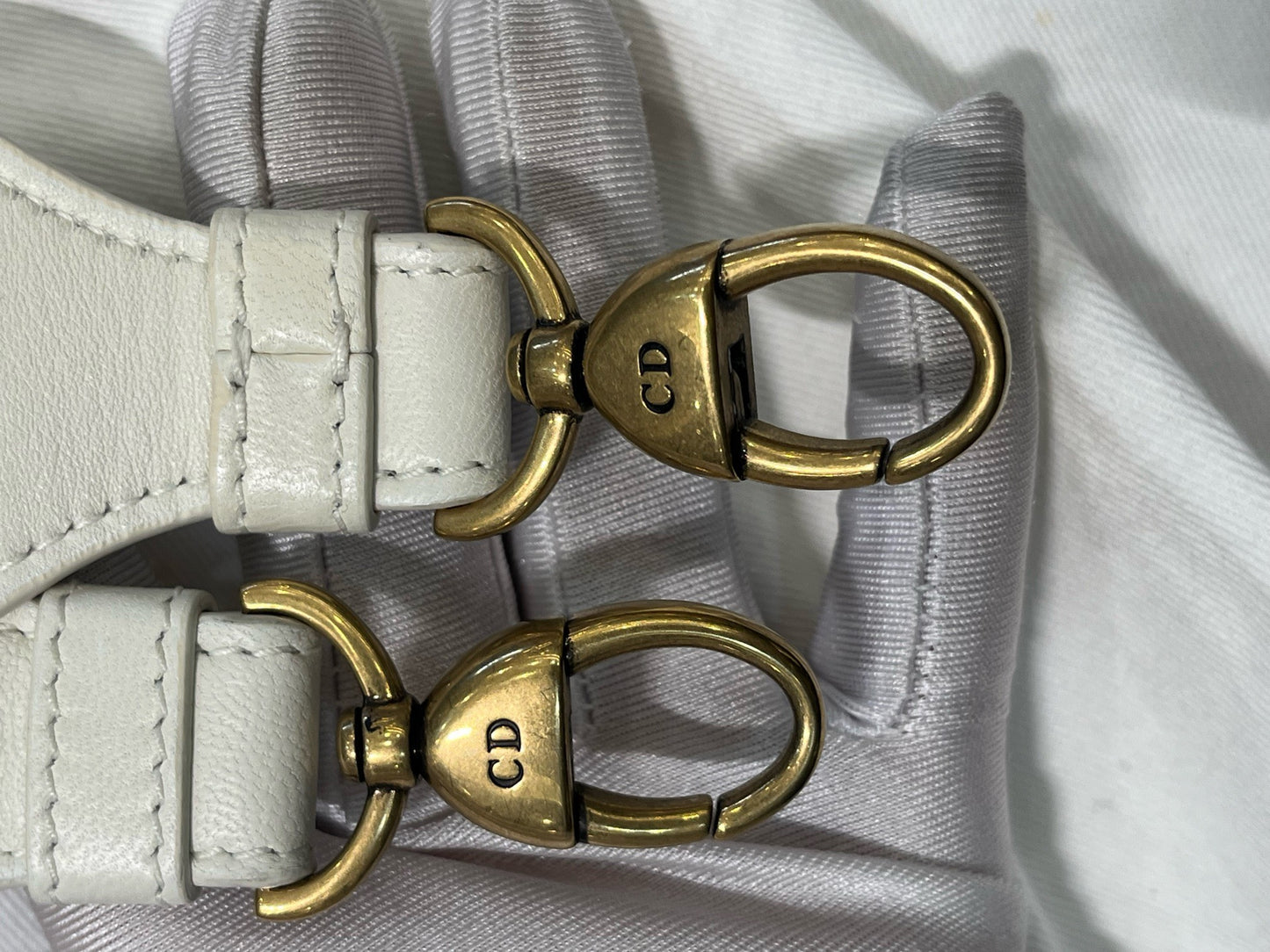 Dior - Lady Dior - Leather - White - (medium)