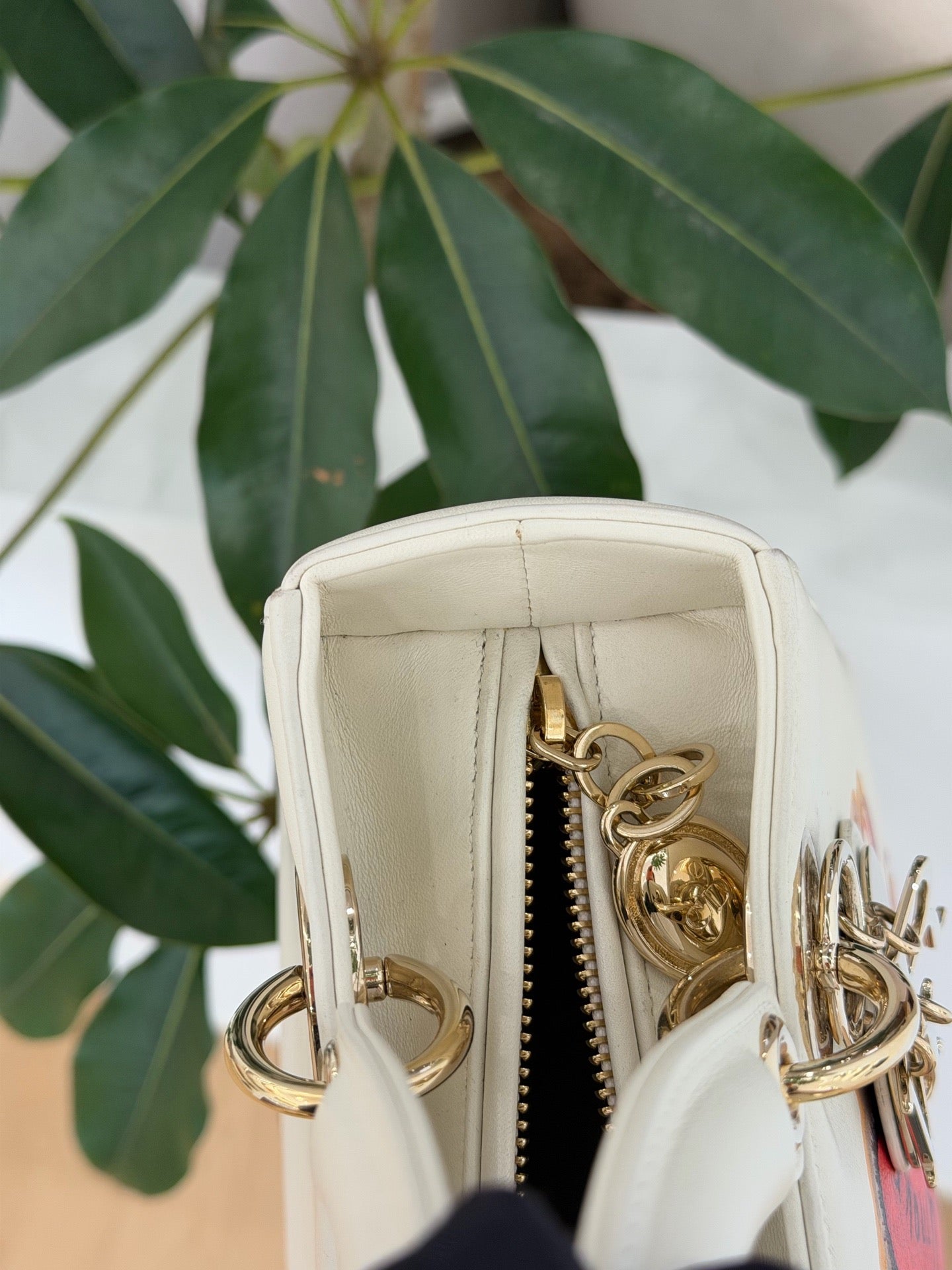 Dior - Lady Dior - Leather - White - (medium)