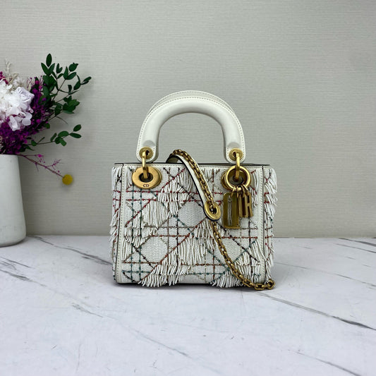 Dior - Lady Dior - Leather - White - (mini)
