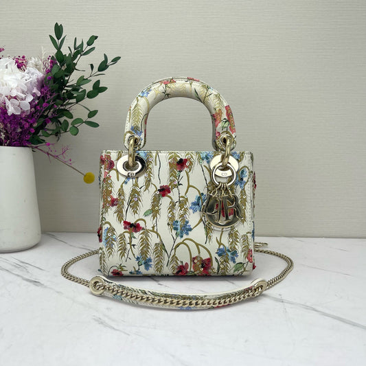 Dior - Lady Dior - Leather - White - (mini)