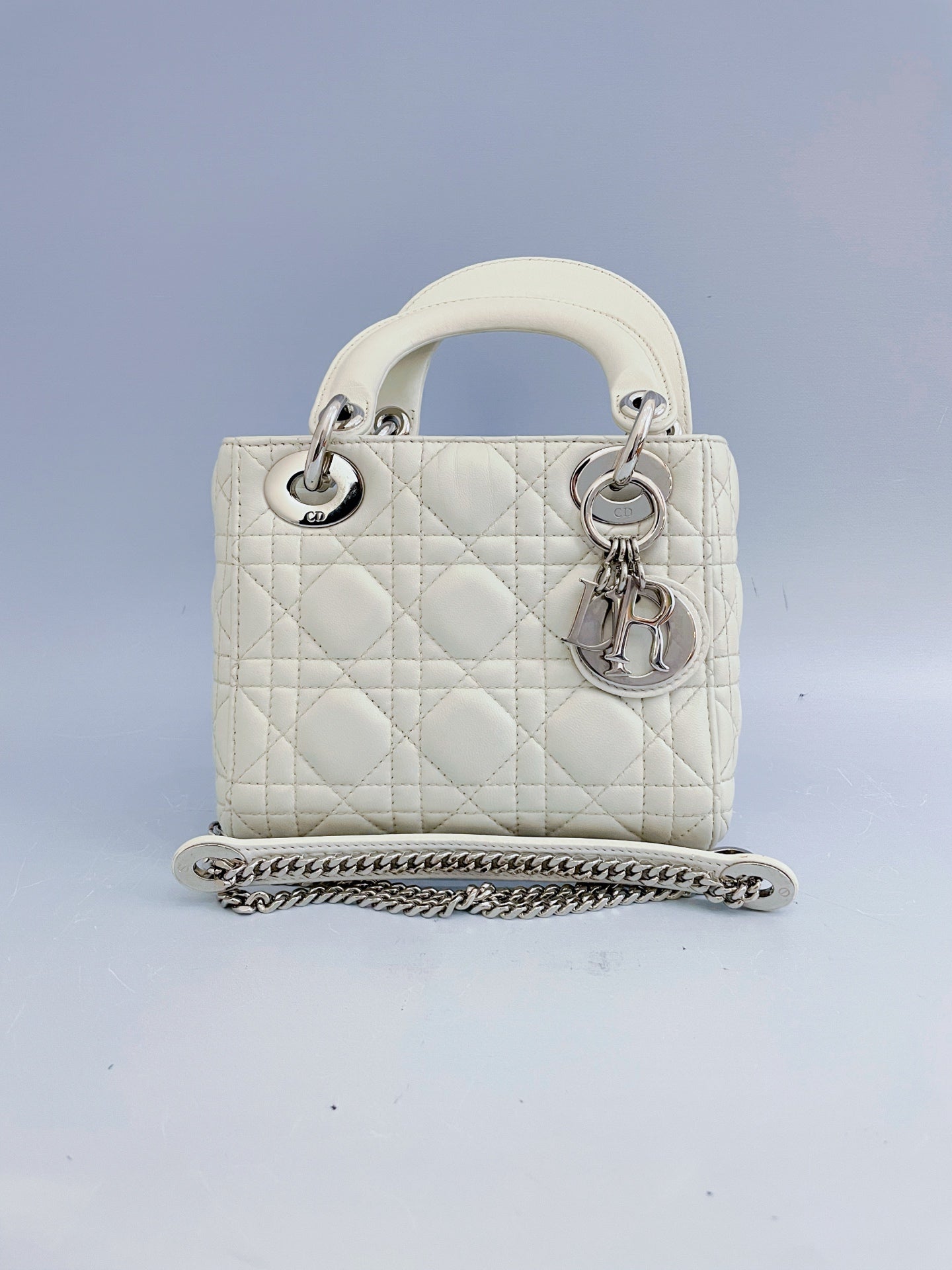 Dior - Lady Dior - Leather - White - (mini)