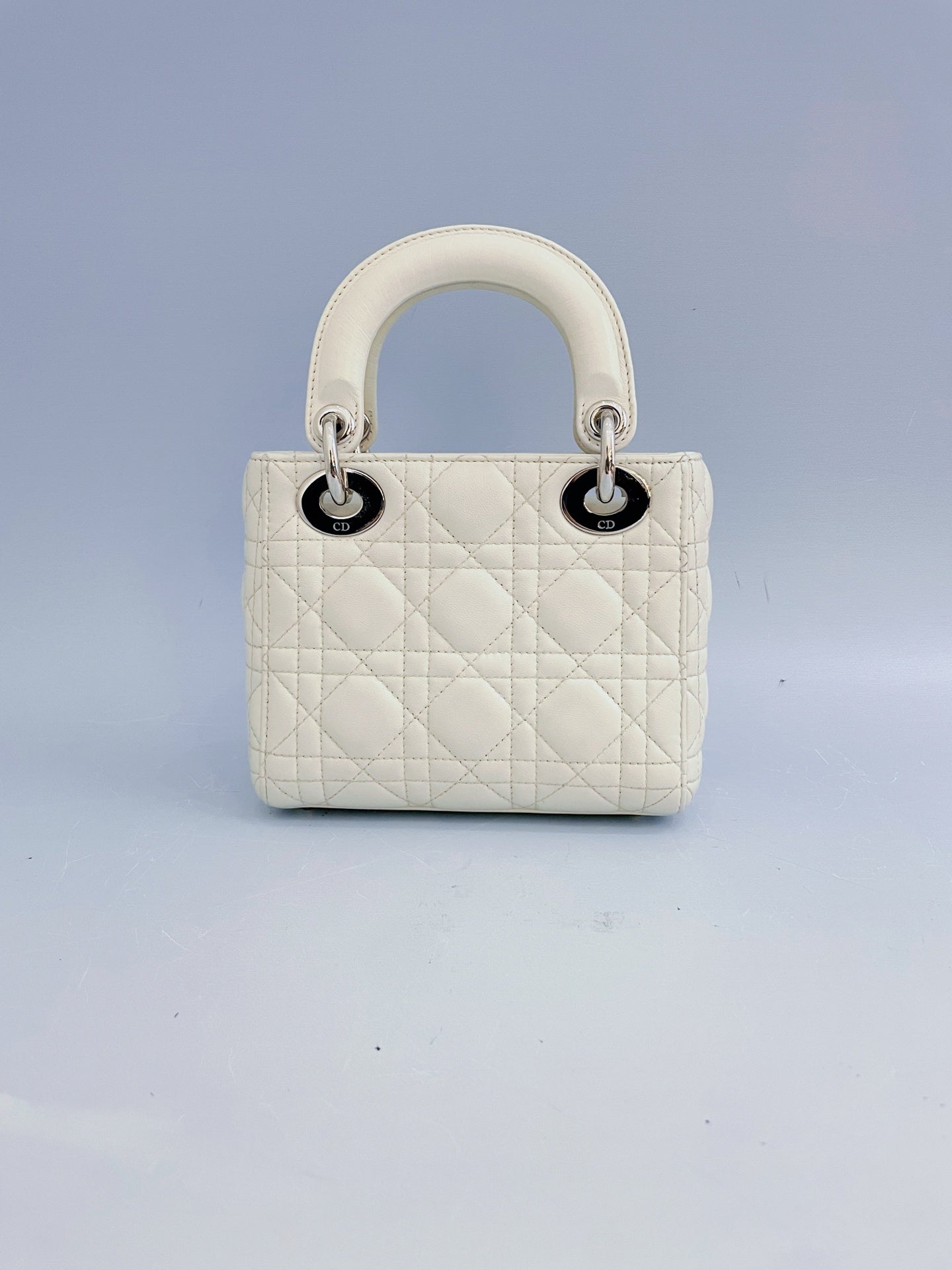 Dior - Lady Dior - Leather - White - (mini)