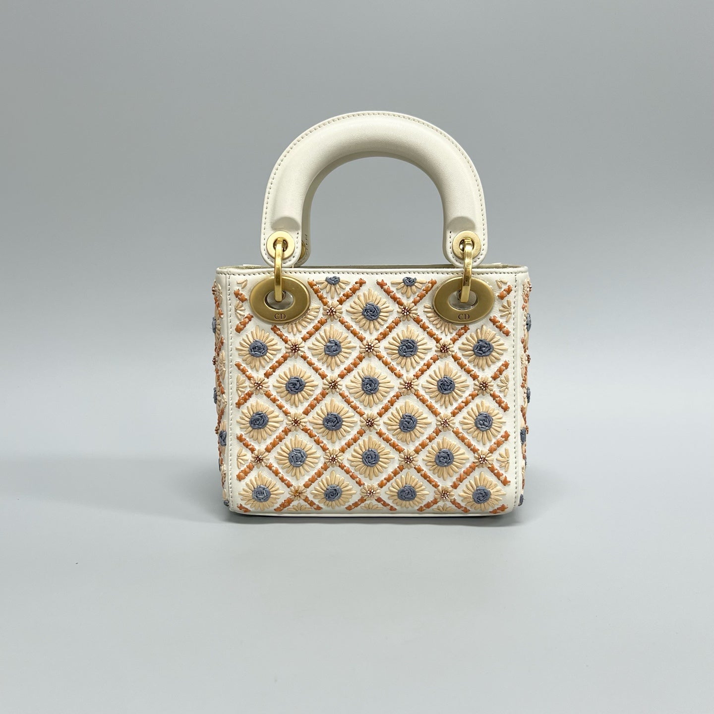 Dior - Lady Dior - Leather - White - (mini)